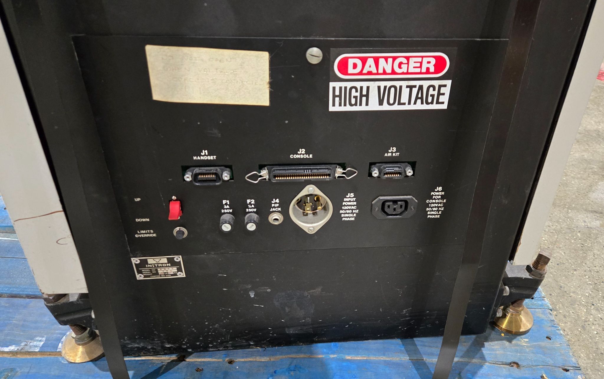 INSTRON 4206 TENSION AND COMPRESSION TESTING MACHINE USED 6