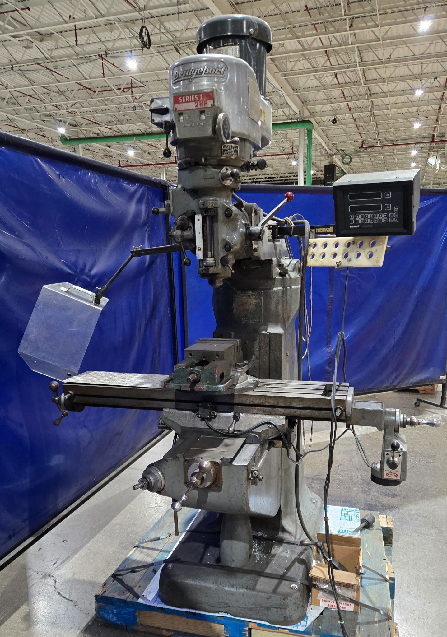 BRIDGEPORT SERIES I 2HP VERTICAL MILL 2 HP 3 PH 220/460V USED 1
