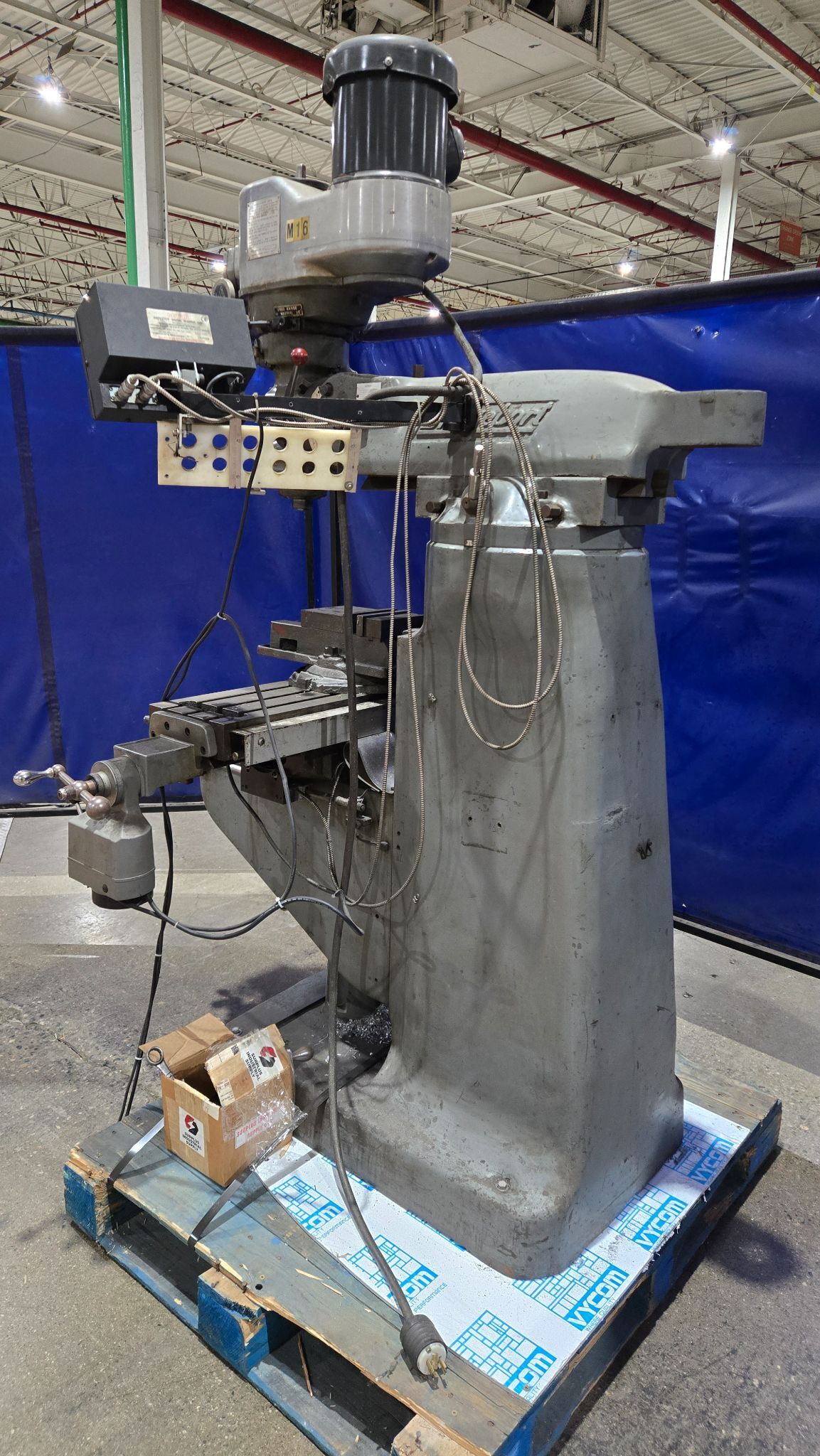 BRIDGEPORT SERIES I 2HP VERTICAL MILL 2 HP 3 PH 220/460V USED 2