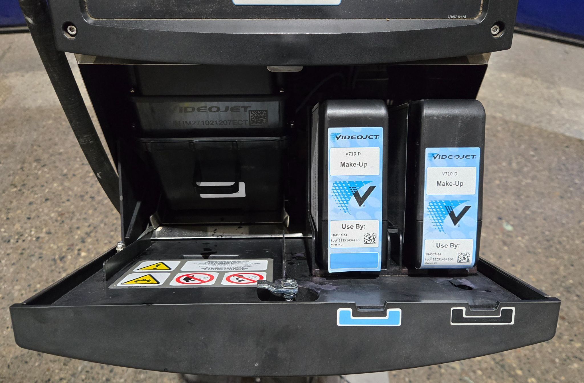 VIDEOJET 1620 CONTINUOUS INKJET PRINTER USED 5