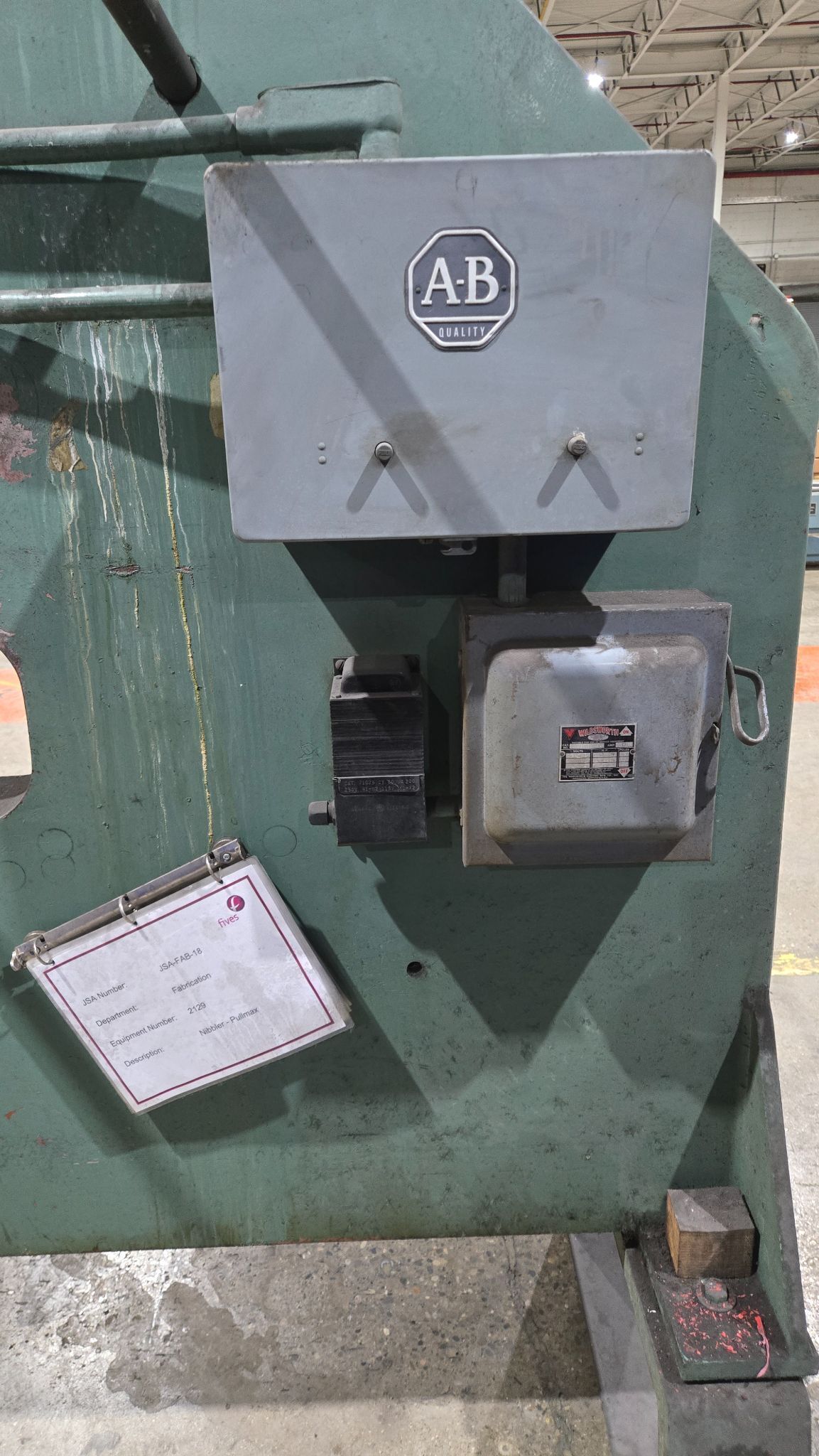 PULLMAX SHEAR P7 48" THROAT, 500 to 2000 SPM, 3/16" NIBBLING CAP, 230 USED 5