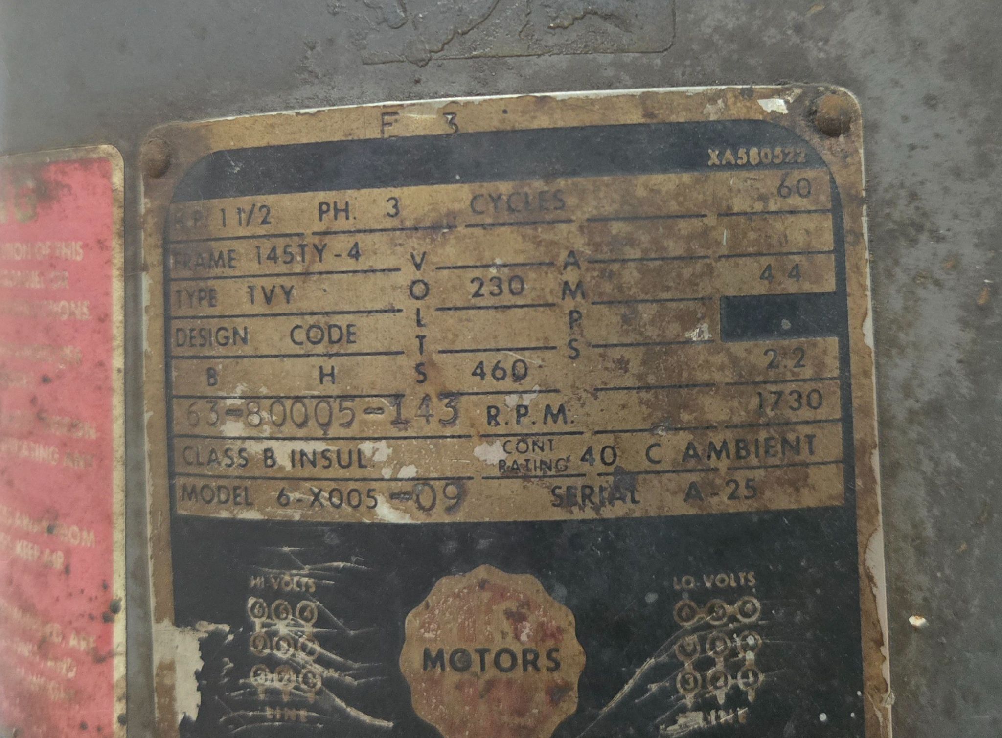 BRIDGEPORT 153367 VERTICAL MILL 1 1/2 HP 3 PH 230 V USED 11