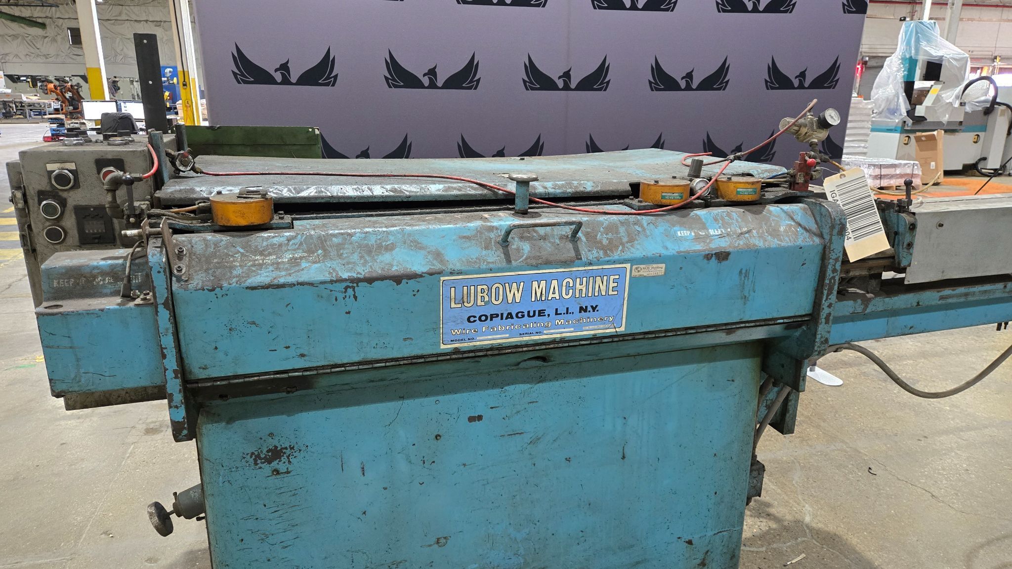 LUBOW WIRE STRAIGHTENER/CUTOFF MACHINE USED 2