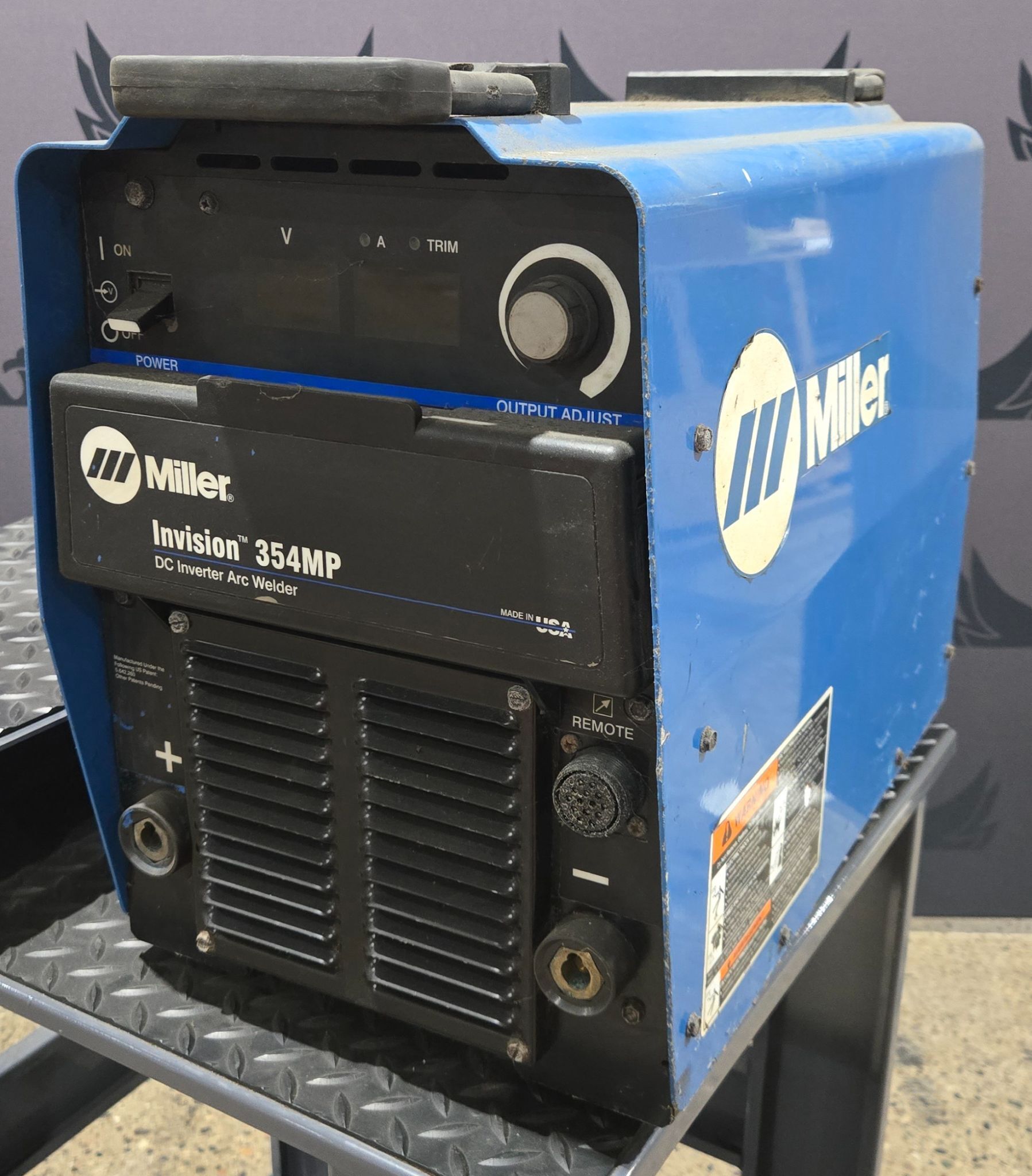 MILLER INVISION 354MP DC INVERTER ARC WELDER USED 1