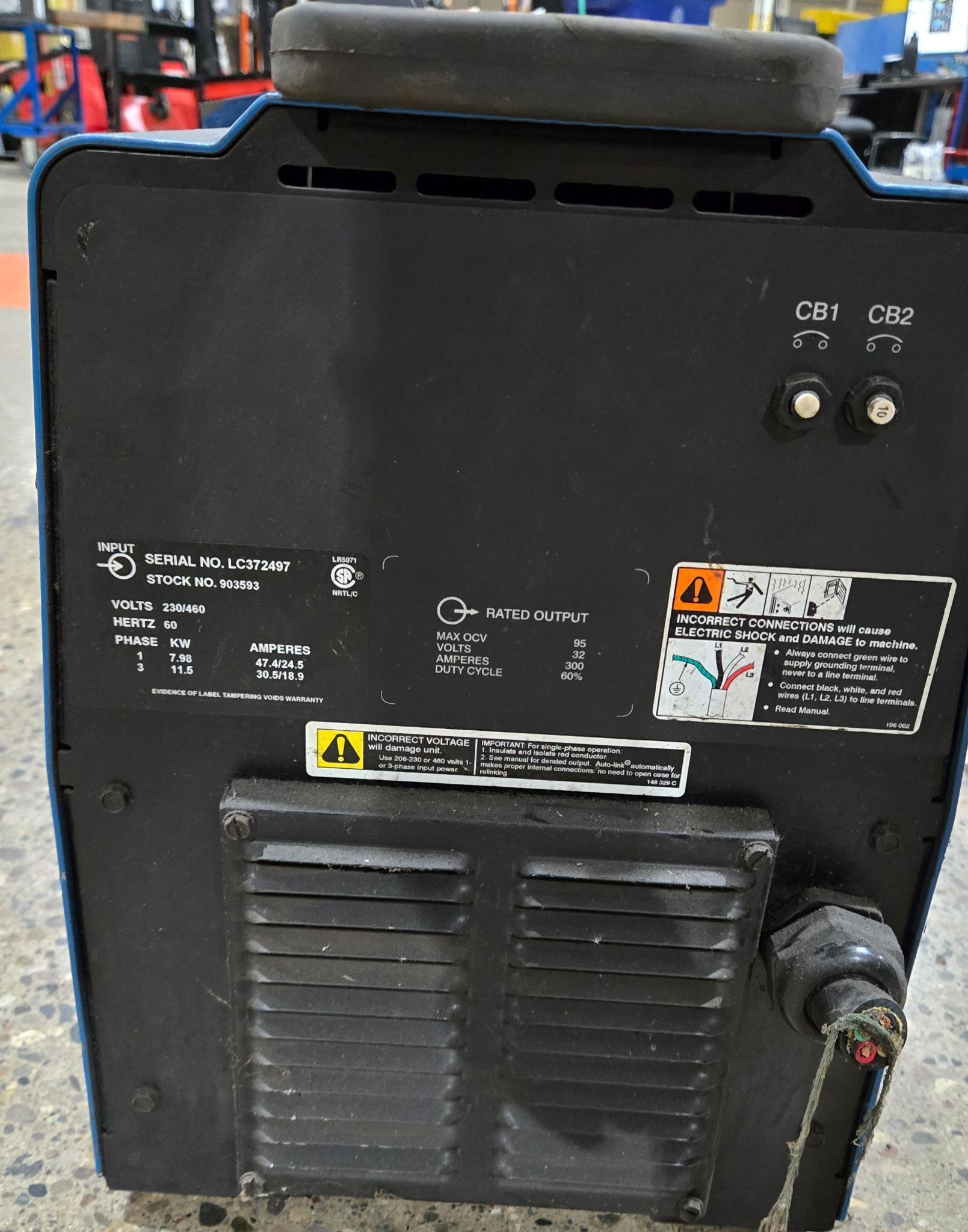 MILLER INVISION 354MP DC INVERTER ARC WELDER PARTS ONLY 2