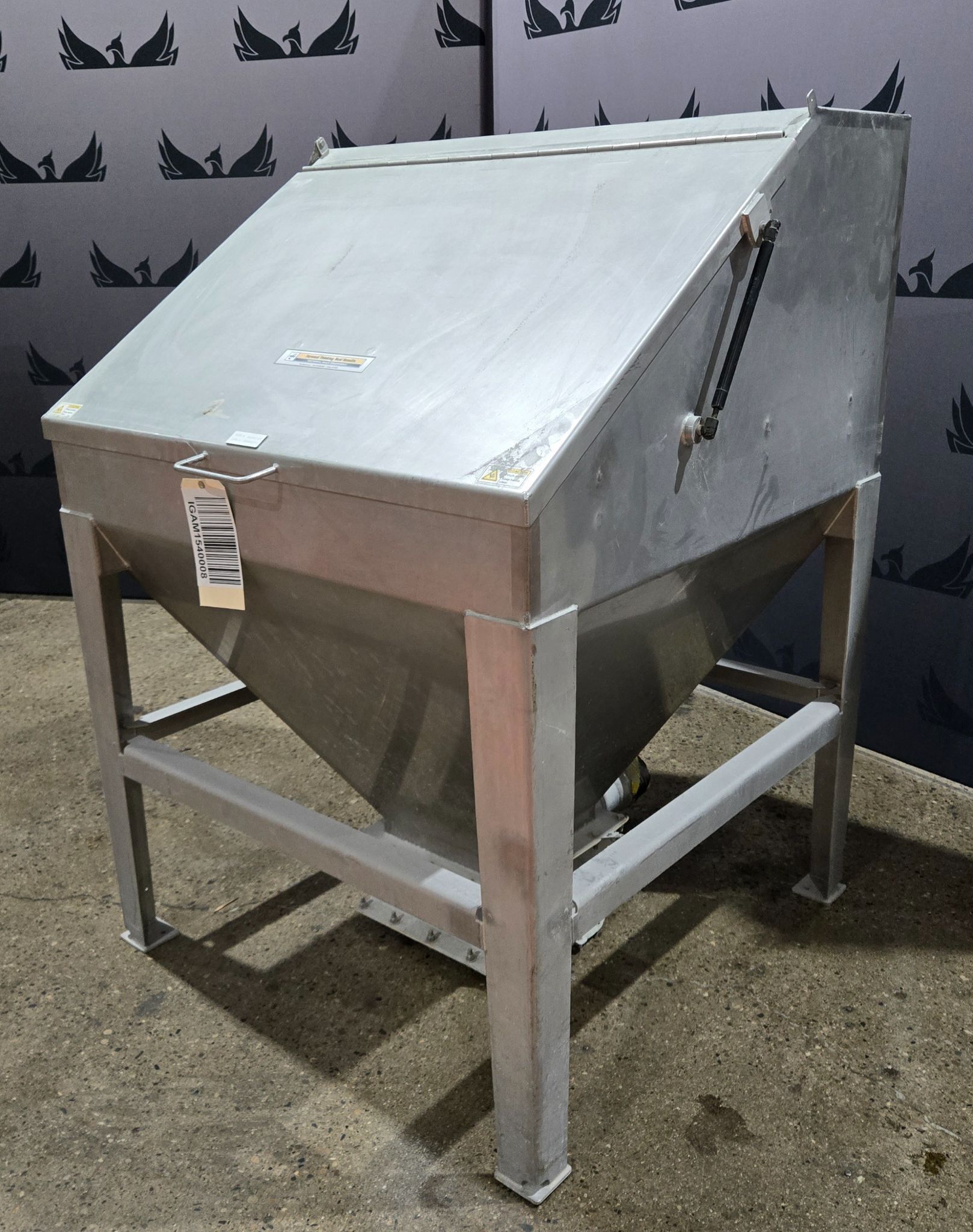 NATIONAL BULK EQUIPMENT A222091-01S BAG DUMP STATION USED 1