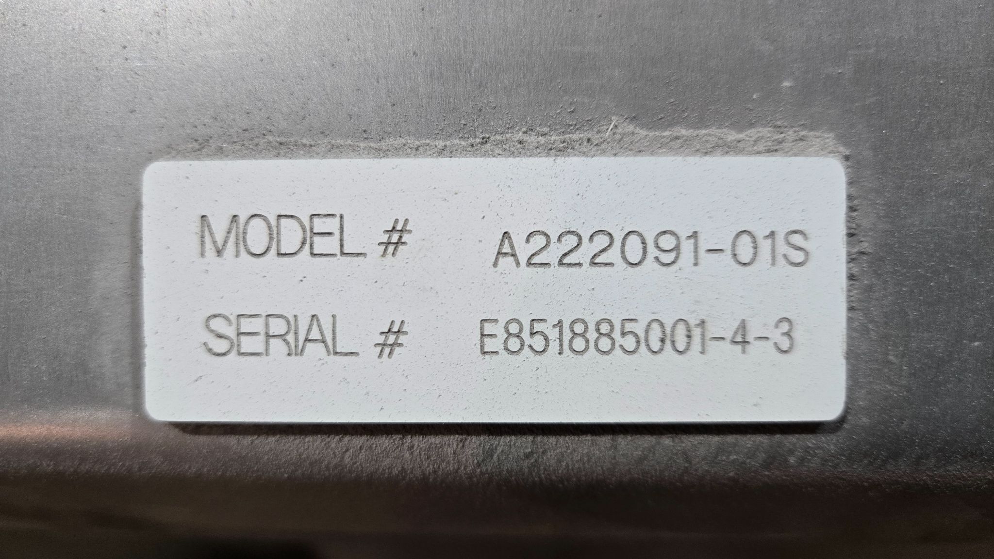 NATIONAL BULK EQUIPMENT A222091-01S BAG DUMP STATION USED 9