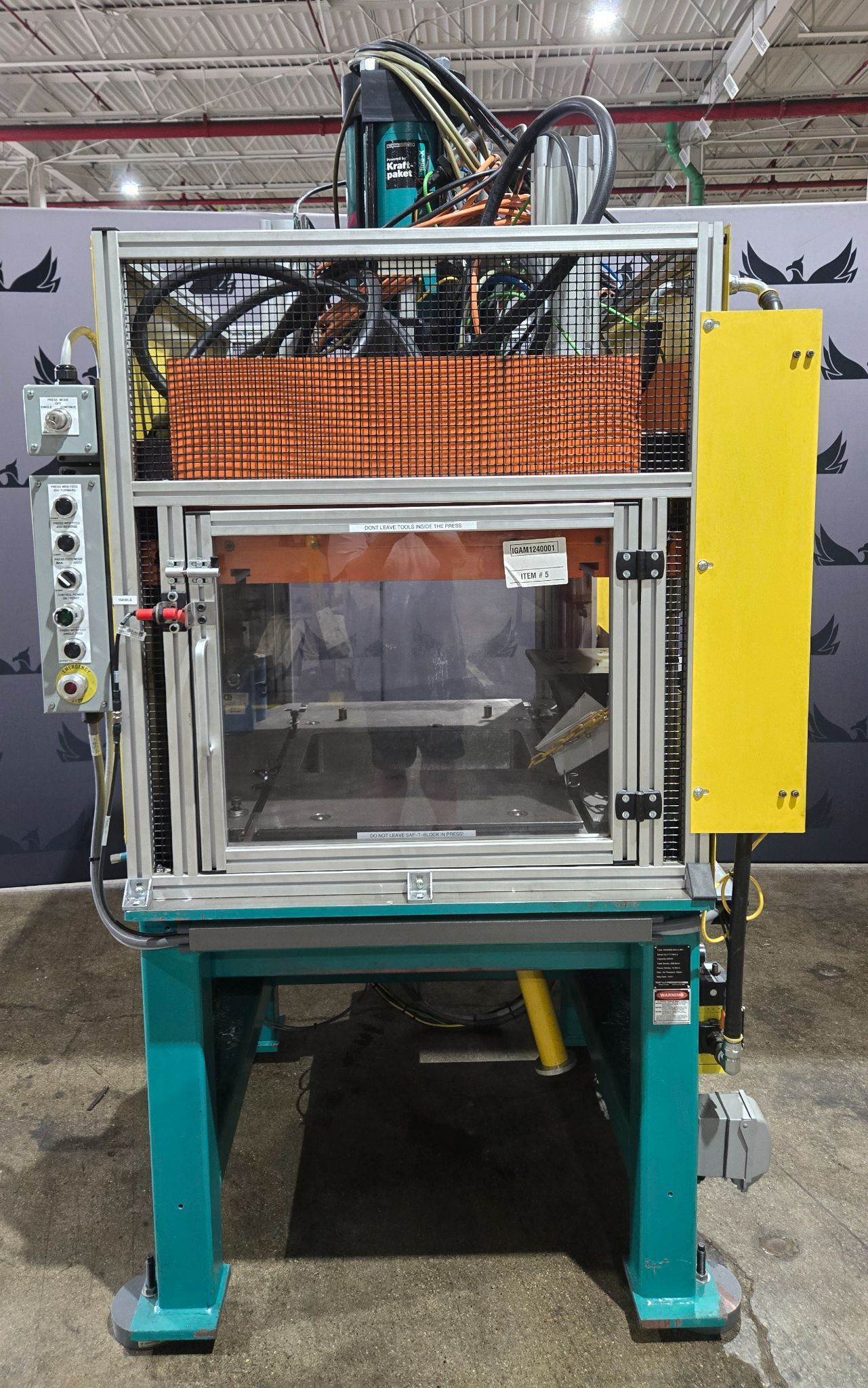 TOX PRESSOTECHNIK MAG 20 TON HYDRAULIC AIR PRESS, 2021 1