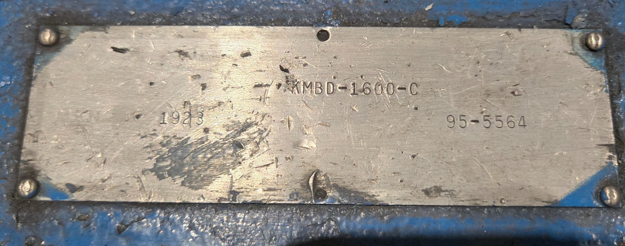KINNEY KMBD-1600C VACUUM PUMP USED 6