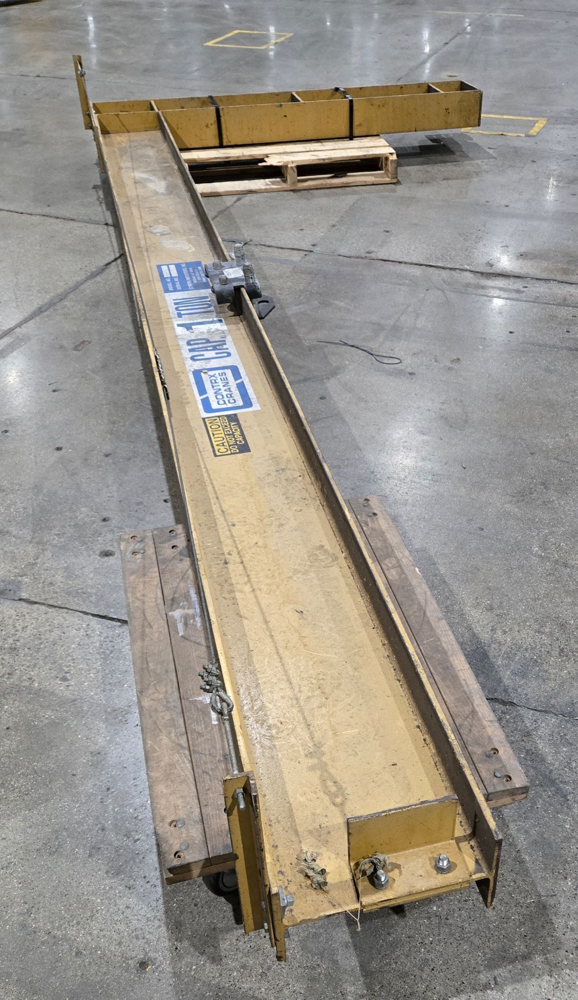 CONTRX INDUSTRIES WMCC216 WALL MOUNTED JIB CRANE USED 2