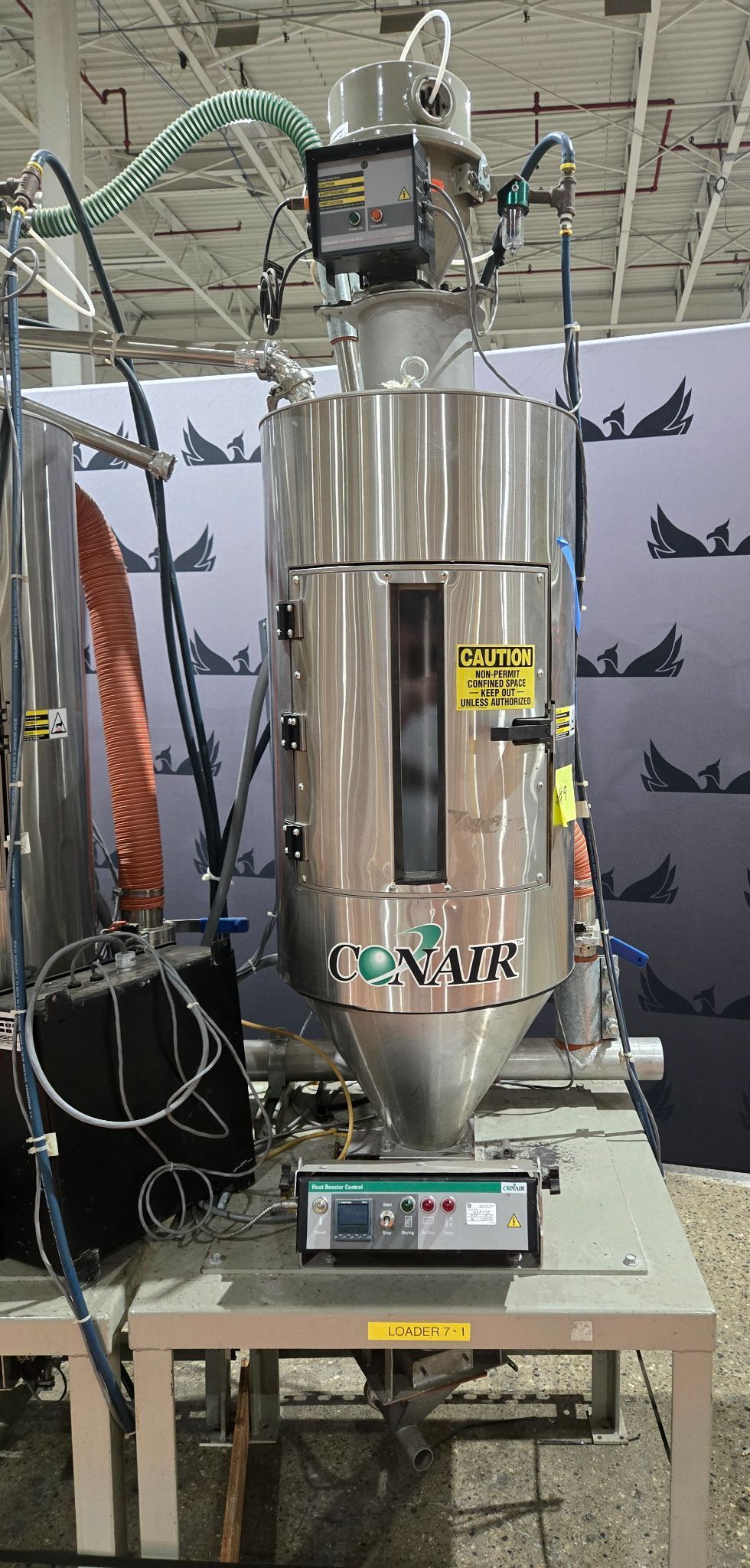 CONAIR CH16-4/SP Triple Hopper Resin Dryer Unit USED 1