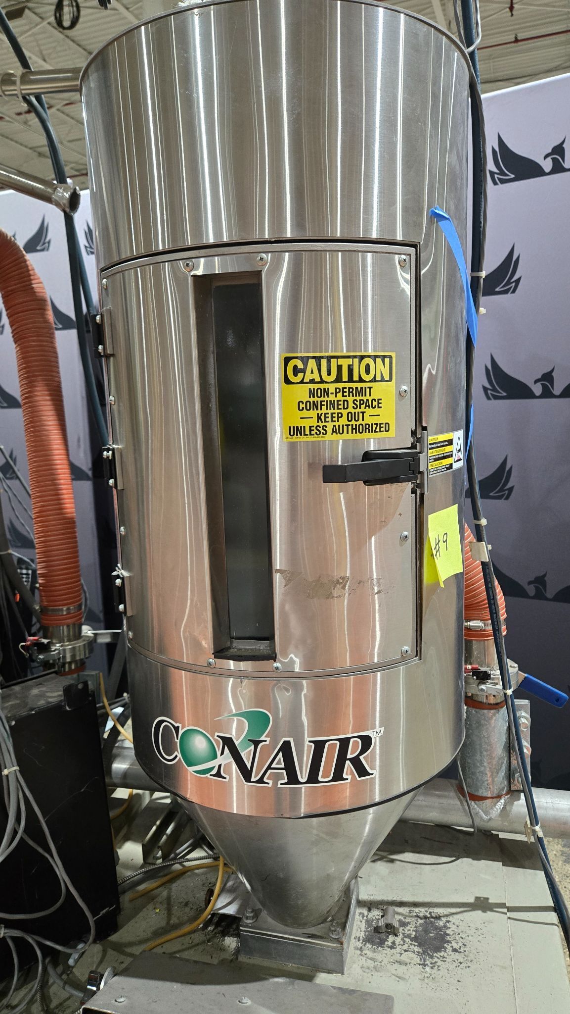 CONAIR CH16-4/SP Triple Hopper Resin Dryer Unit USED 4