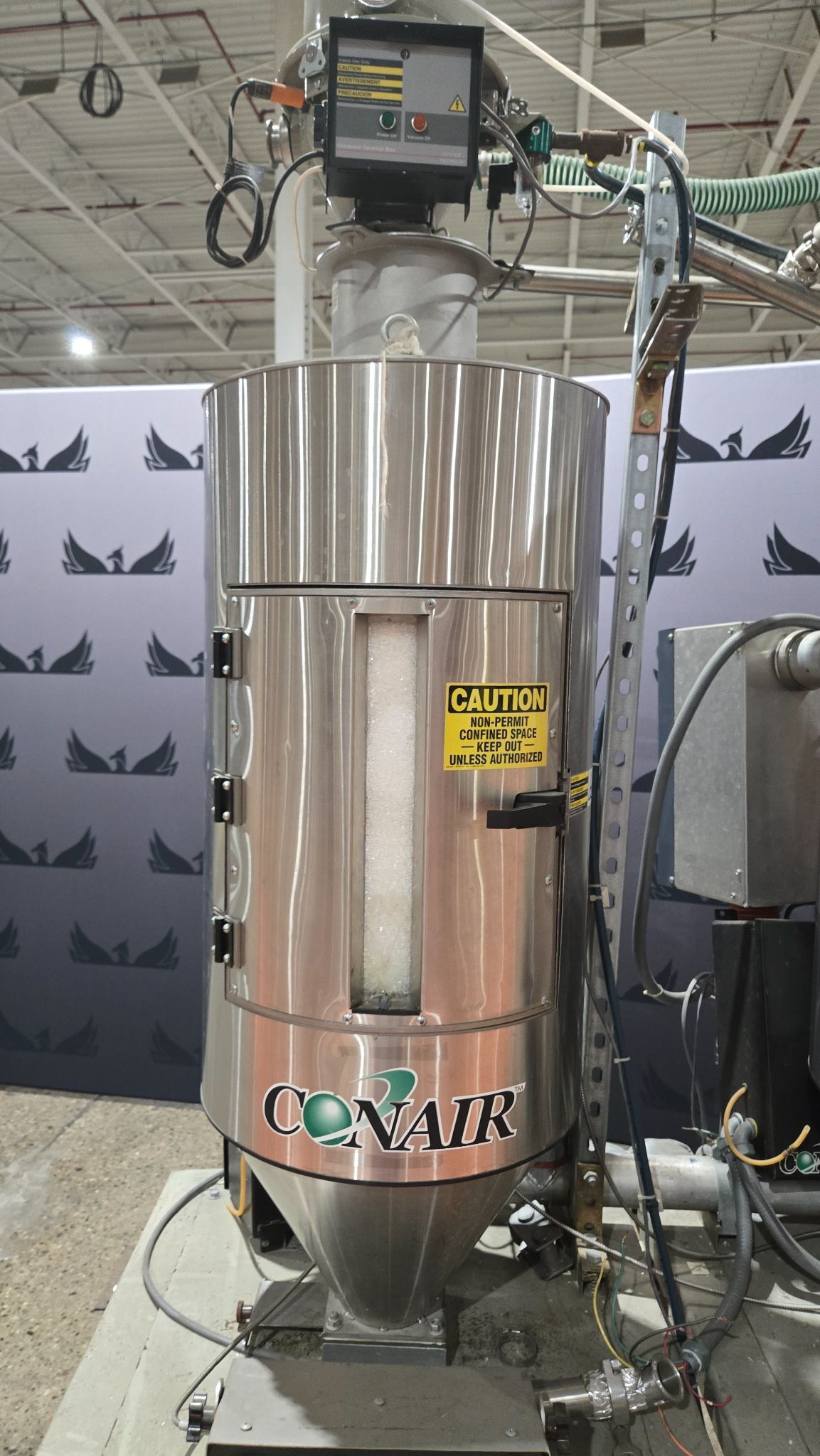 CONAIR CH16-4/SP Triple Hopper Resin Dryer Unit USED 9