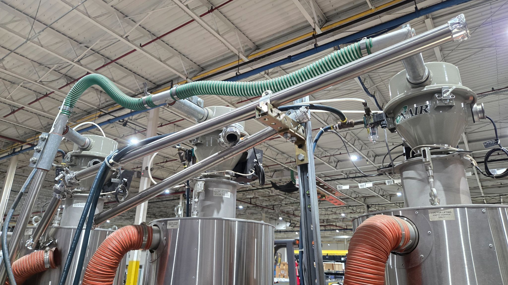 CONAIR CH16-4/SP Triple Hopper Resin Dryer Unit USED 15