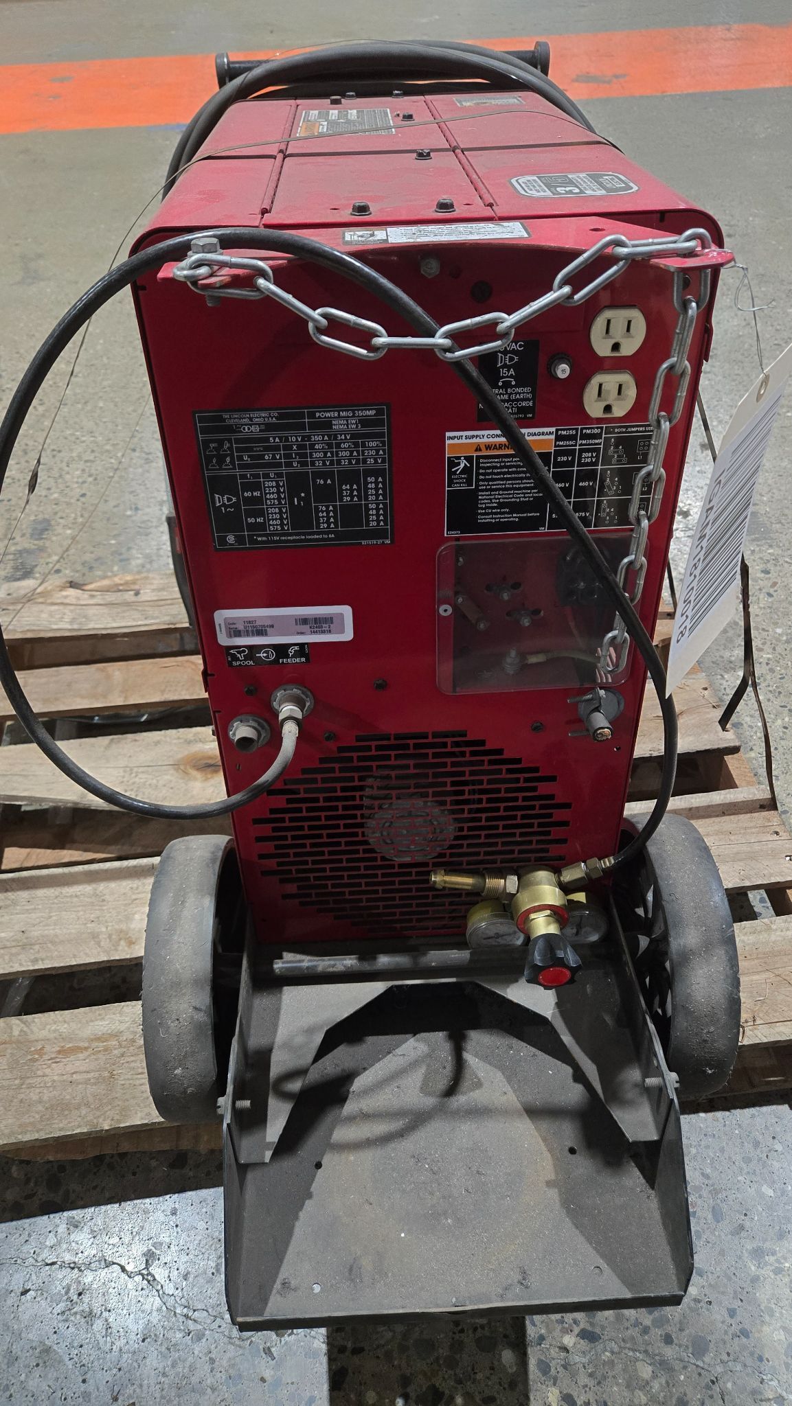Lincoln Electric POWER MIG 350MP MIG WELDER USED 5