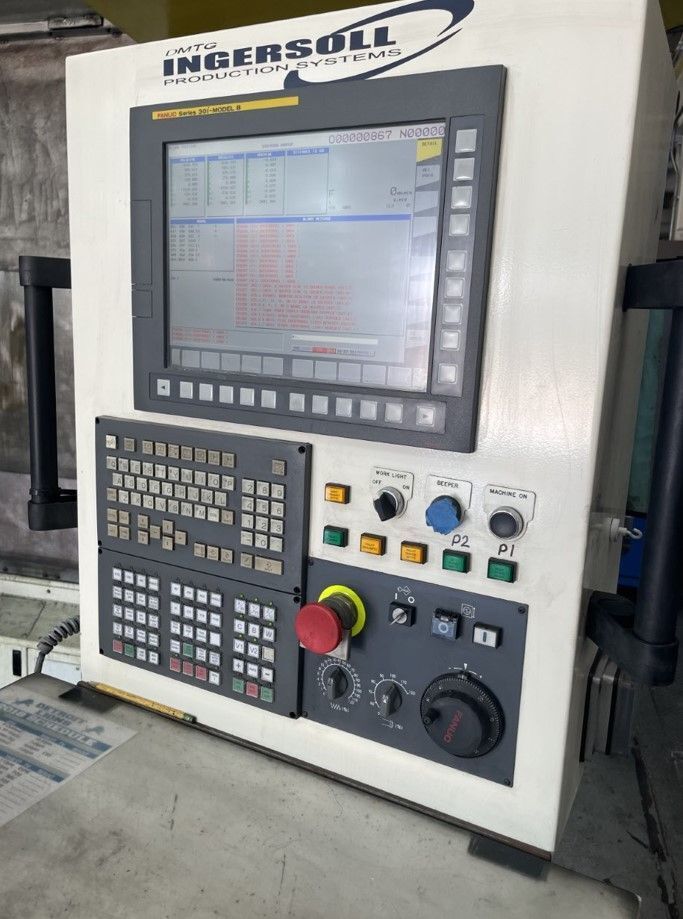 Ingersoll MasterMill 5-Axis CNC Bridge Mill, X-196" w/Pallet Shuttle USED 5