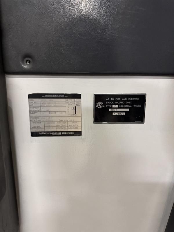 2015 UNICARRIERS SRX35N REACH TRUCK 2