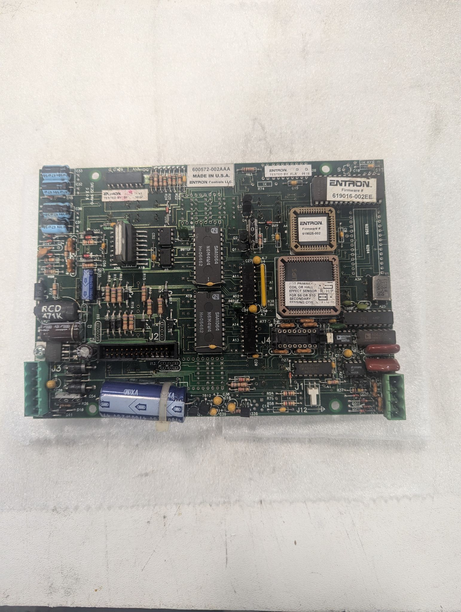 ENTRON 600572-002AAA PLC Display Control Board USED 0