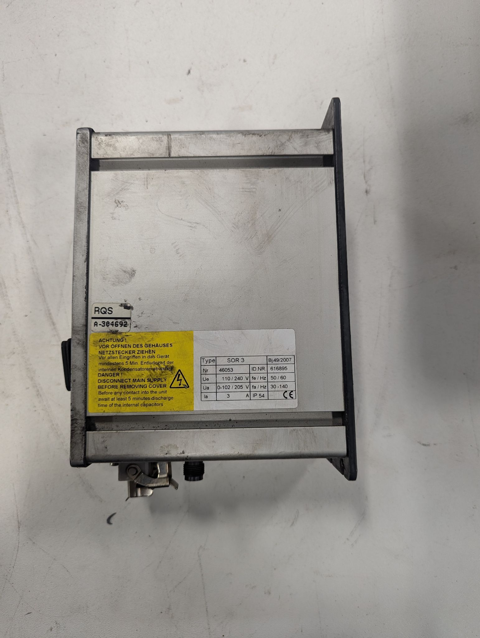 WEBER SOR 3 WN 125659 CONTROLLERS USED 1