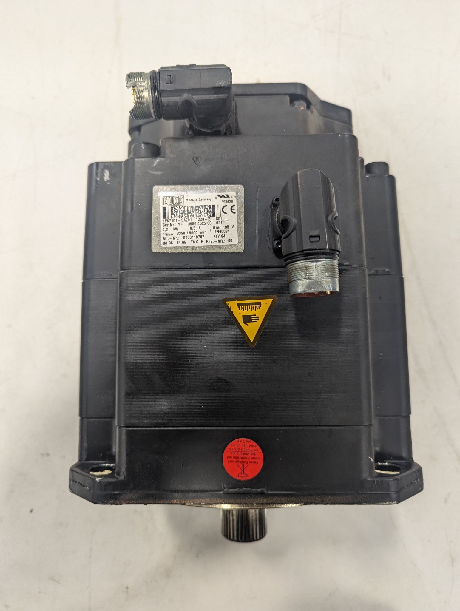 KUKA 1FK7101-5AZ91-1ZZ9-Z S07 USED/DAMAGED UPPER CONNECTOR 0