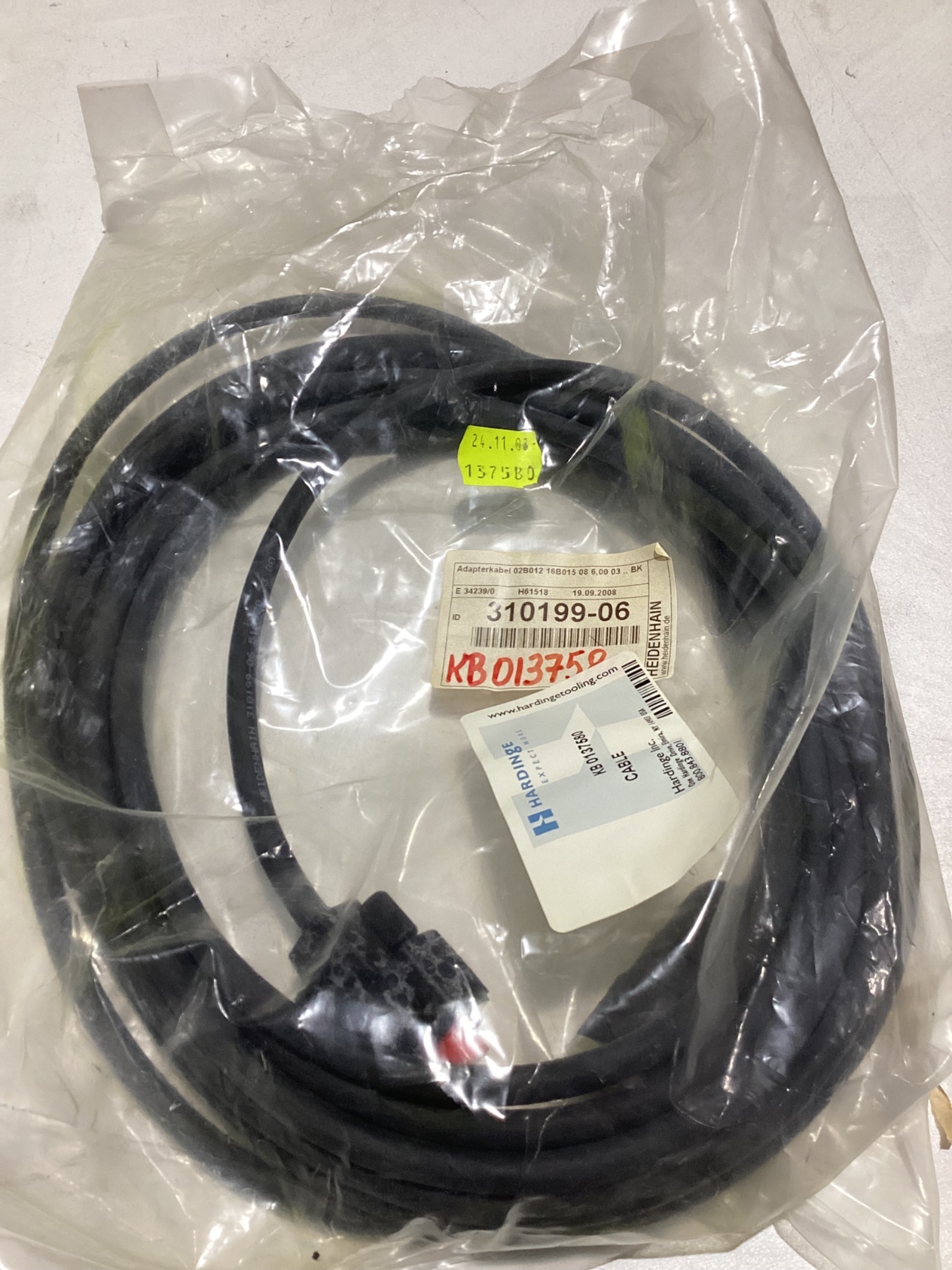 HEIDENHAIN CABLE 310199-06 NEW 0