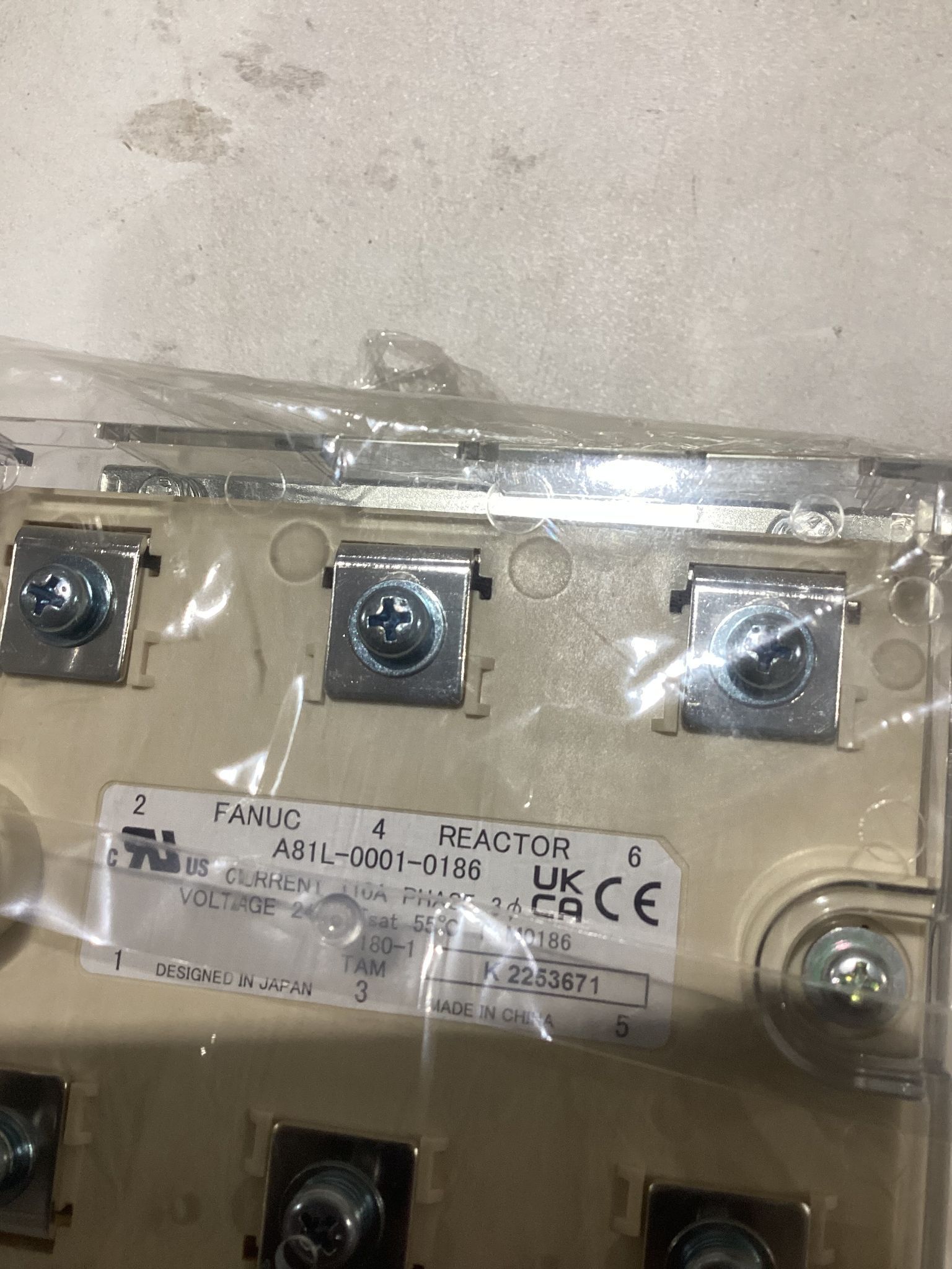 FANUC A81L-0001-0186 GENERAL PURPOSE TRANSFORMERS NEW 2