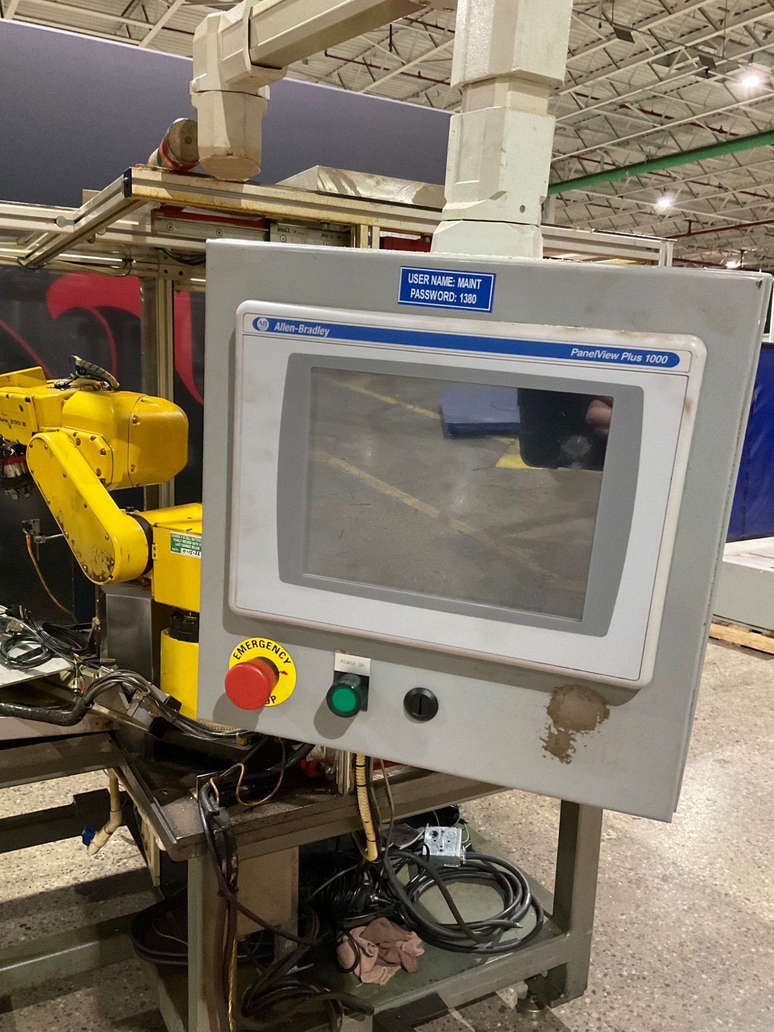ROBOTIC WASH CELL WITH FANUC LR MATE 200IB/ RJ3ib MATE CONTROLLER 15