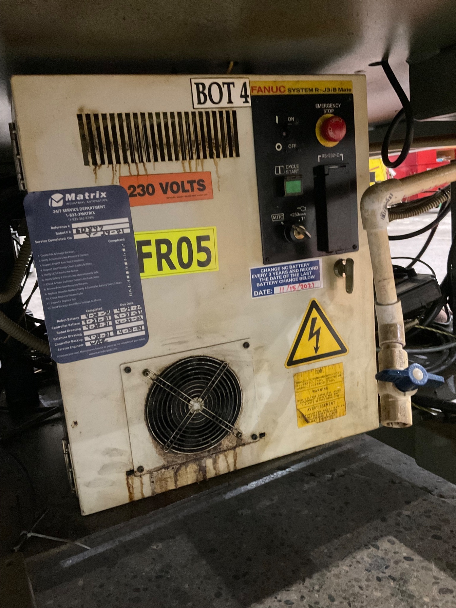 ROBOTIC WASH CELL WITH FANUC LR MATE 200IB/ RJ3ib MATE CONTROLLER 9