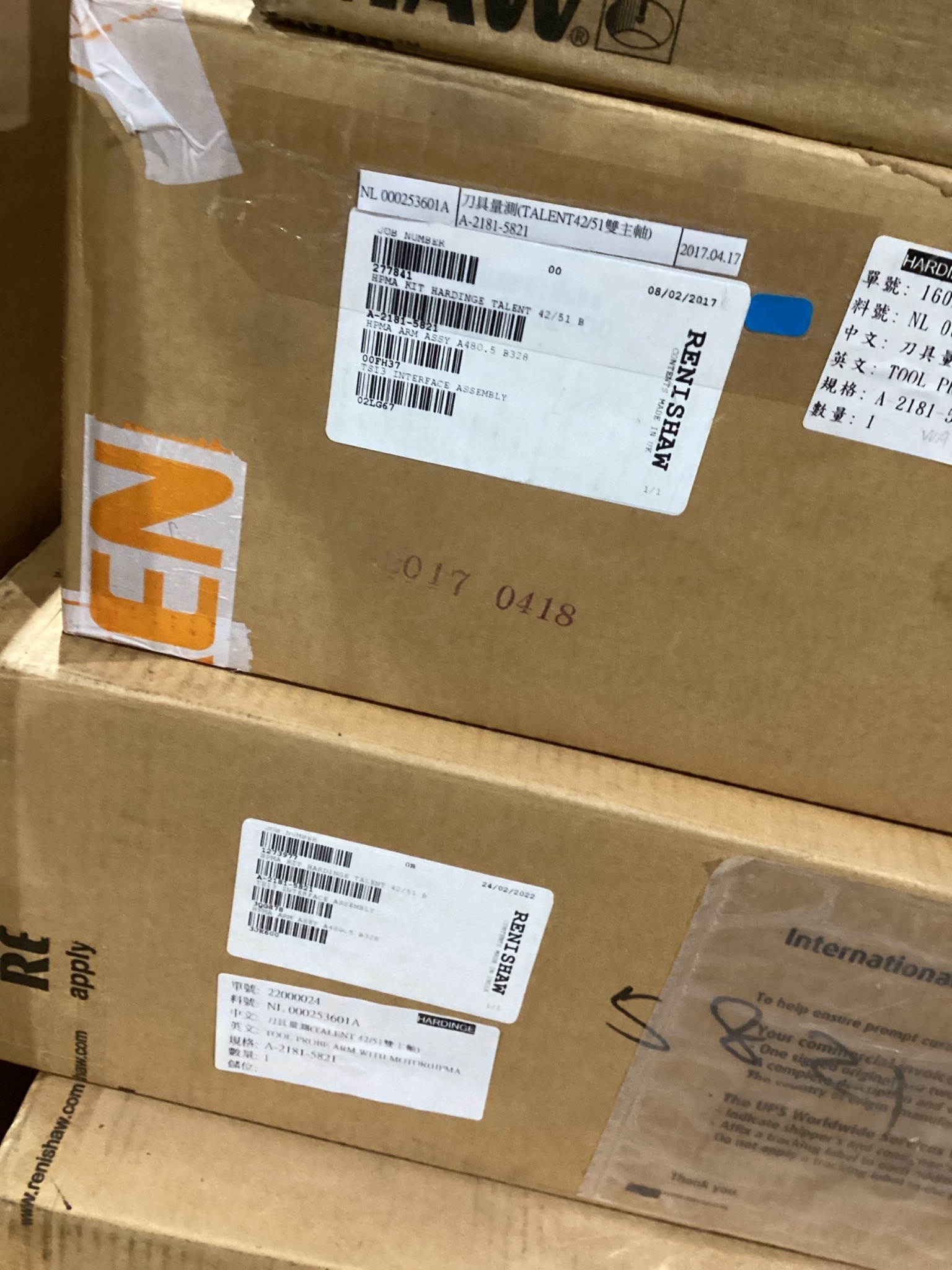 RENISHAW PROBE A-2181-5821NEW WITH BOX FULL SET 4