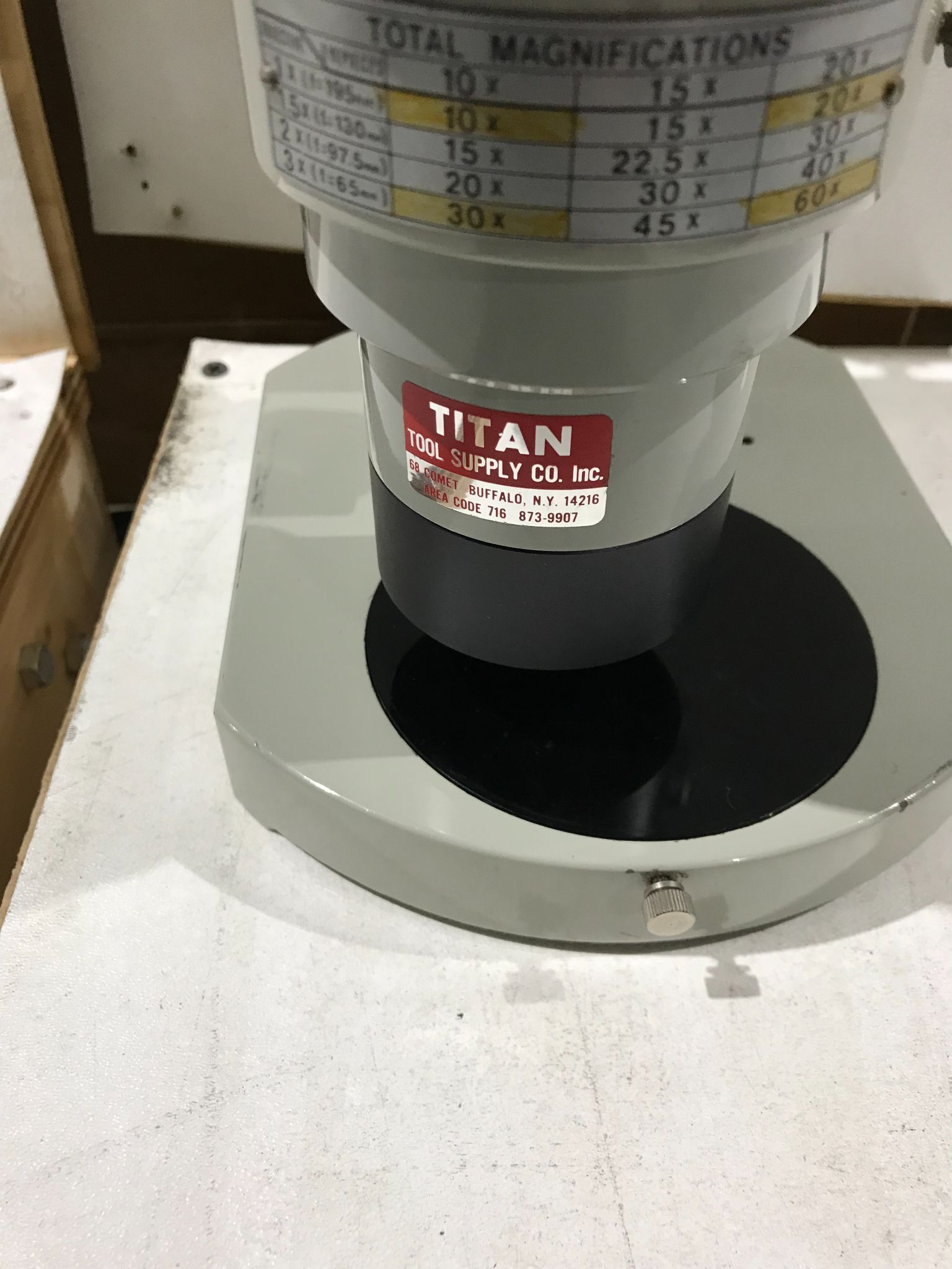 TIITAN SUPPLY MICROSCOPE 10x to 30x USED 2