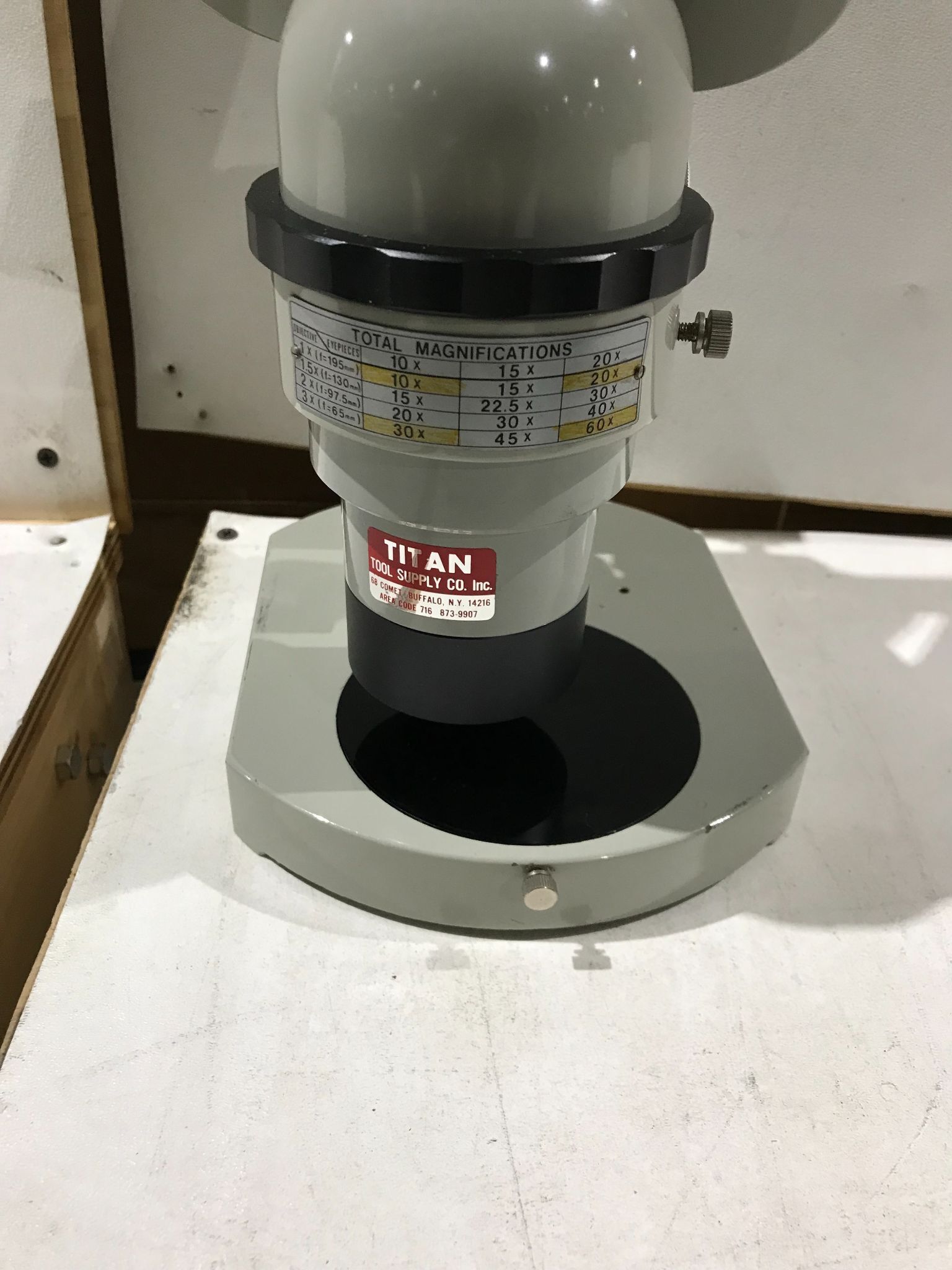 TIITAN SUPPLY MICROSCOPE 10x to 30x USED 1