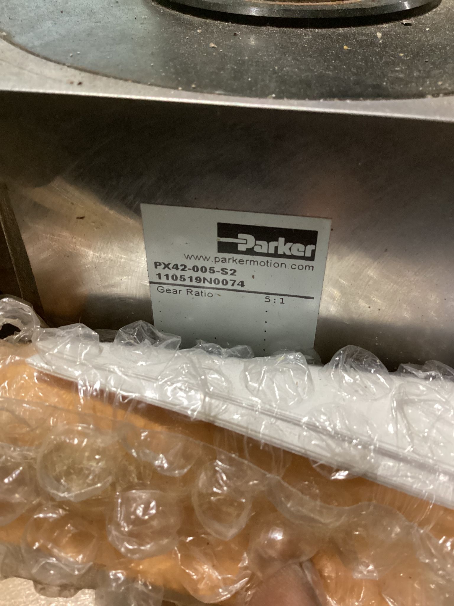 PARKER PX42-005-S2 Gearmotors USED 2