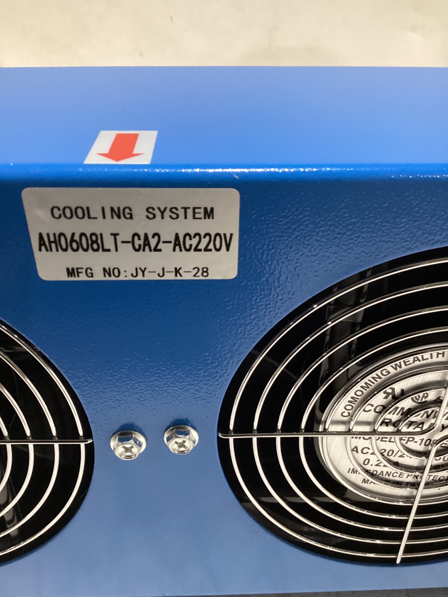 COMMONWEALTH COOLING SYSTEM FANS AH0608LT-CA2-AC220V NEW 7