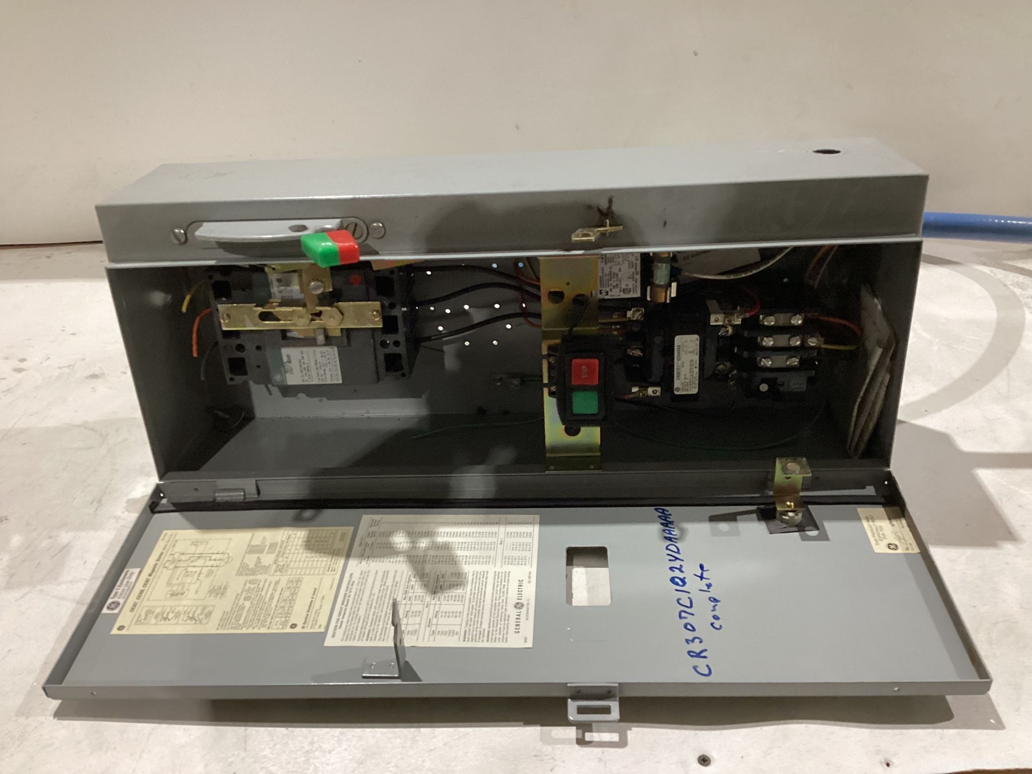 GENERAL ELECTRIC 55-201262P013 300-Line Starter Control USED 1