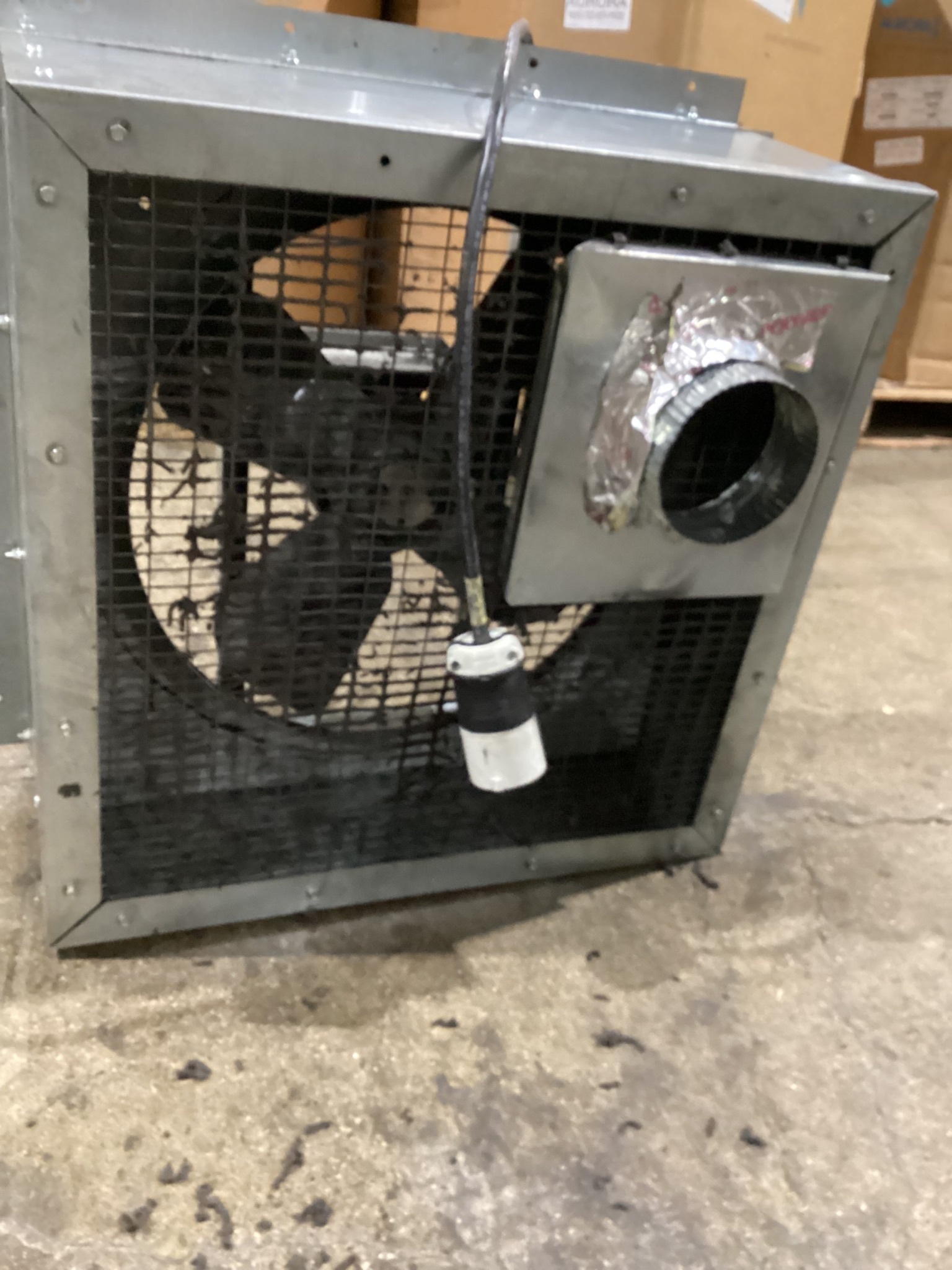 AIRMASTER FAN COMPANY H18V836-1 18" Ventilation Exhaust Fan w/ 1/2 HP USED 3