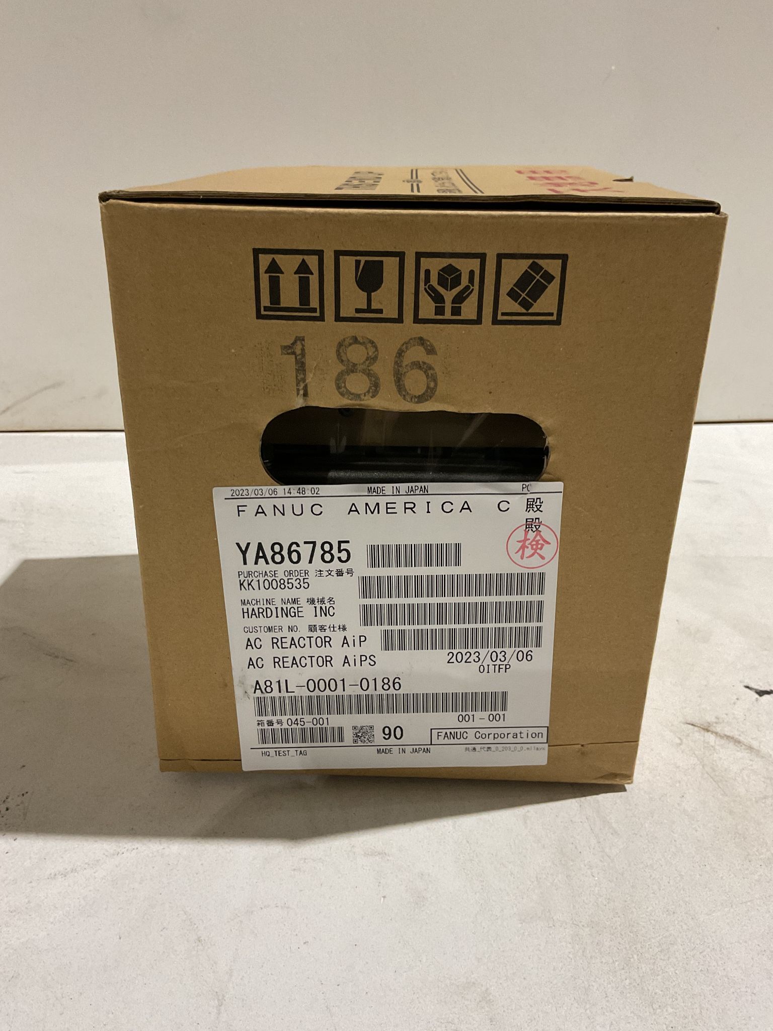 FANUC A81L-0001-0186 LINE REACTOR NEW IN BOX 1