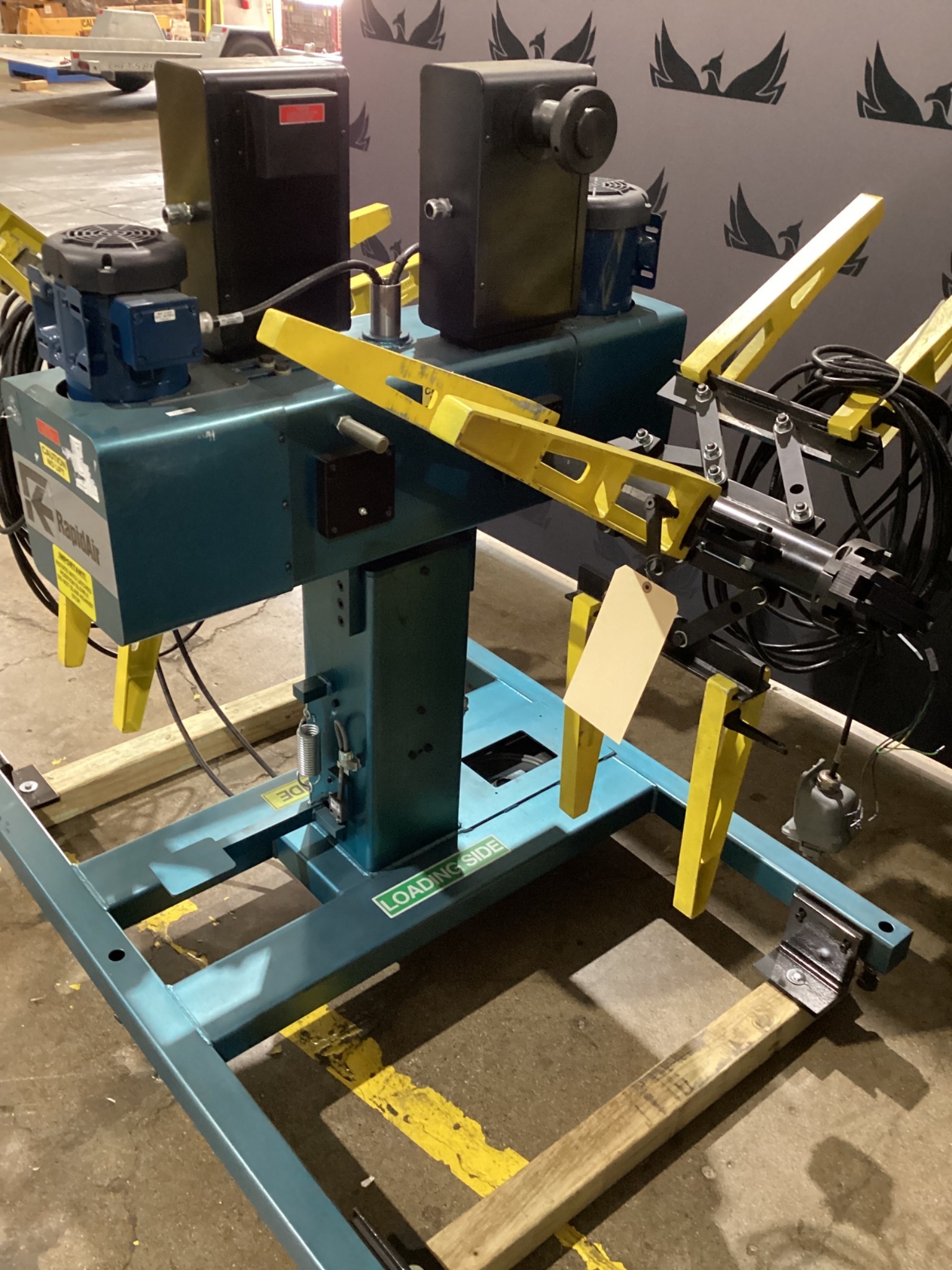 RAPID AIR RSA1500 Decoiler Stock Feed, 2021 Used 4