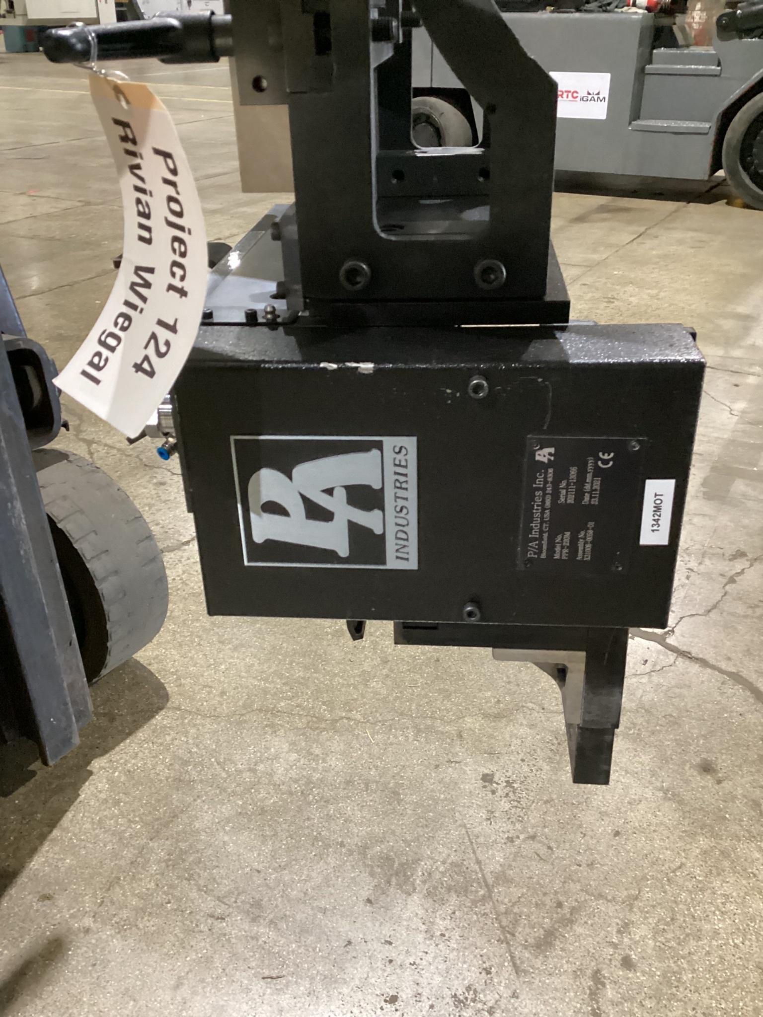 P/A INDUSTRIES PPR-220M Coil Feeder USED - AS-IS 0