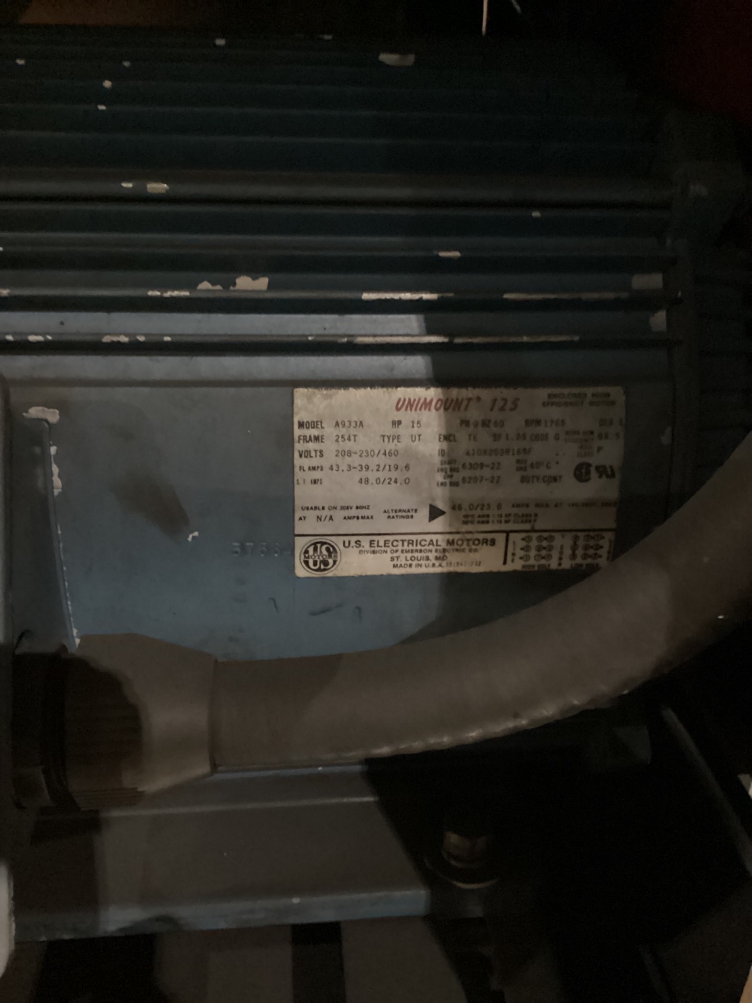TUTHILL KT-505 LP VACUUM PUMP USED 9