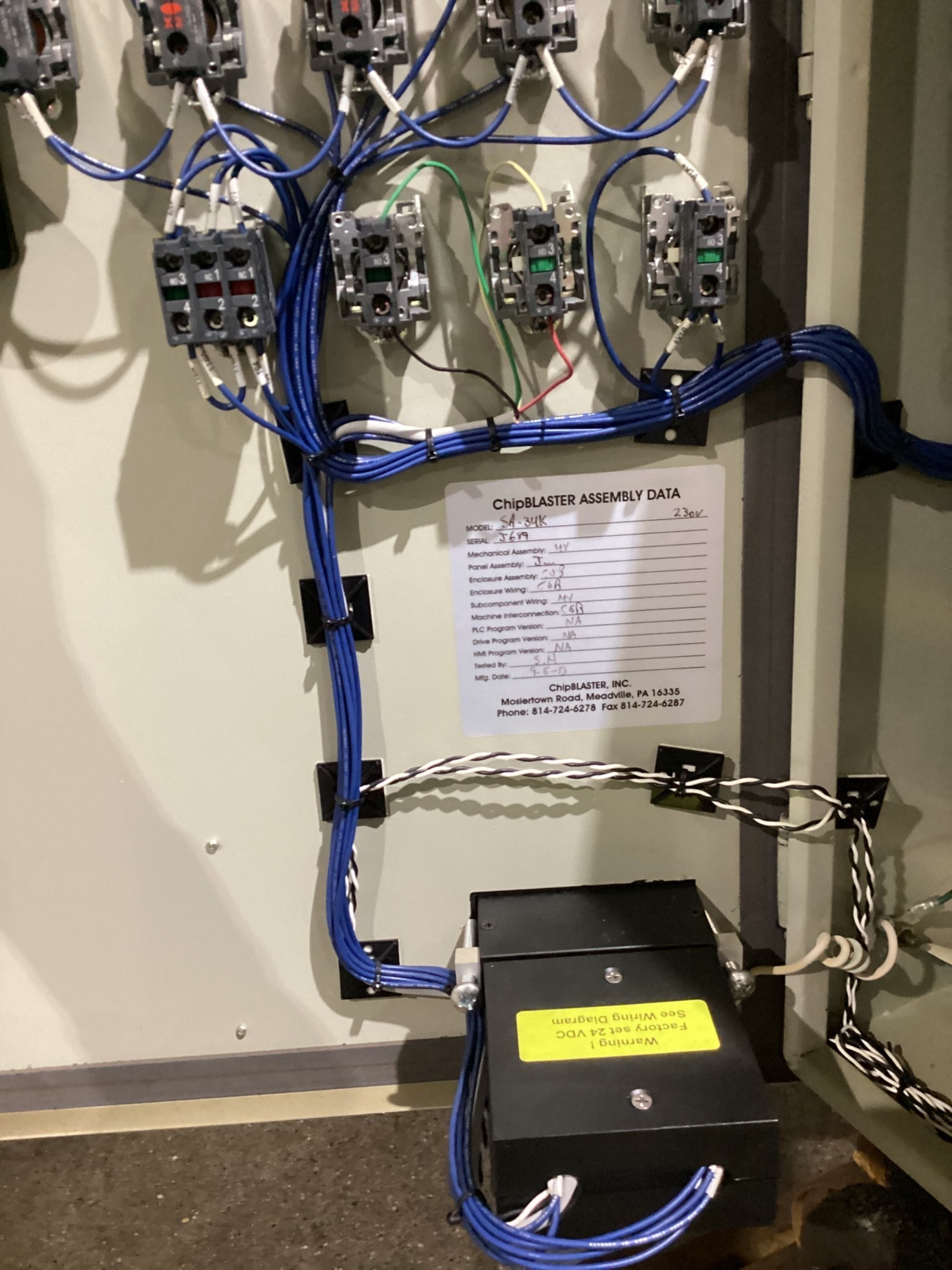 CHIPBLASTER SA-34K Chiller System USED 10