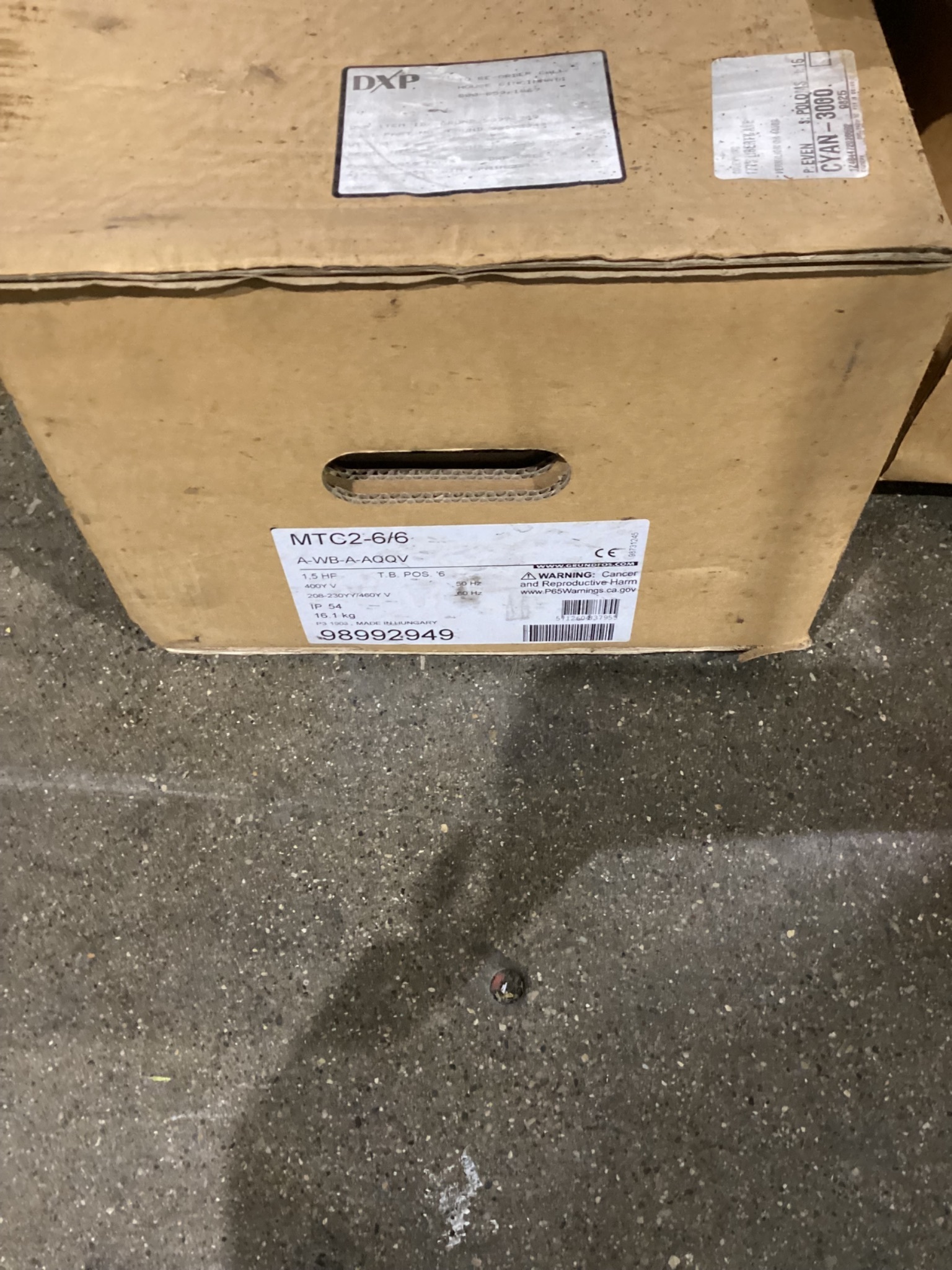 GRUNDFOS MTC2-6/6 COOLANT PUMPS USED 4