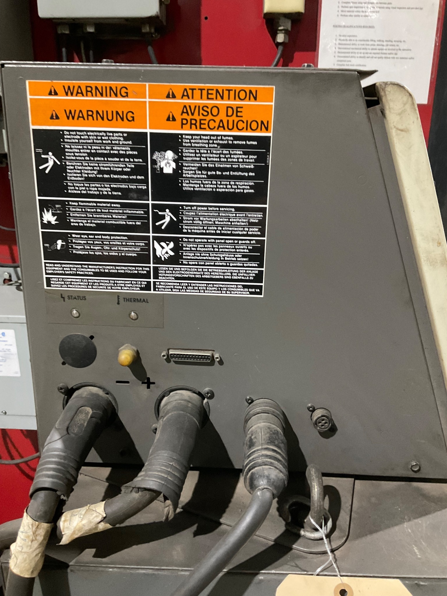 LINCOLN ELECTRIC SYSTEM 10 MIG CELL FANUC ROBOT 6