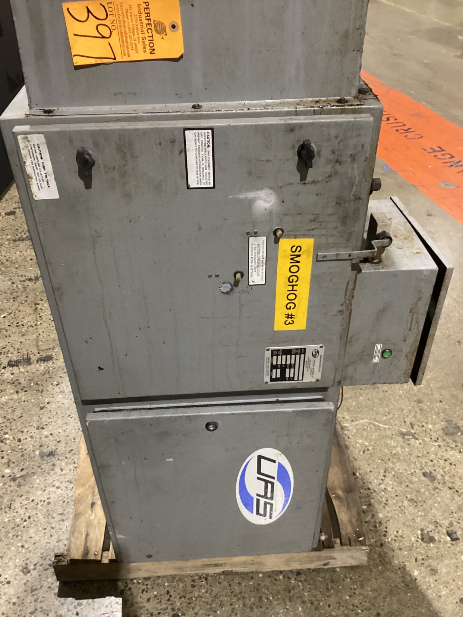 UNITED AIR SPECIALISTS SHN-20-H MIST COLLECTOR USED 5
