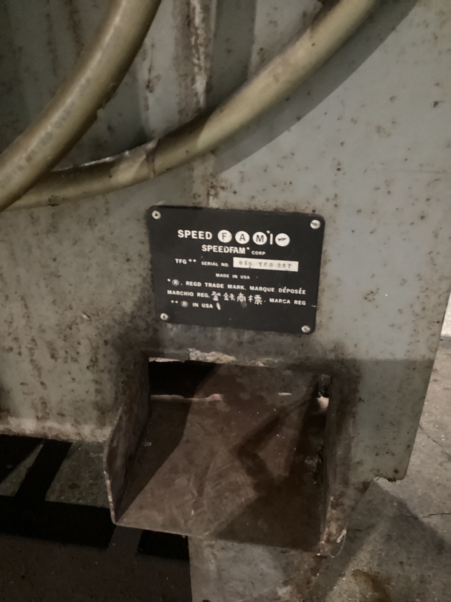 SPEEDFAM THRU-FEED GRINDER USED 7