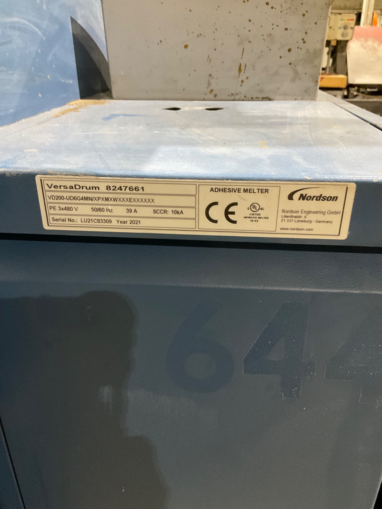 NORDSON 8247661 ADHESIVE MELTER 1