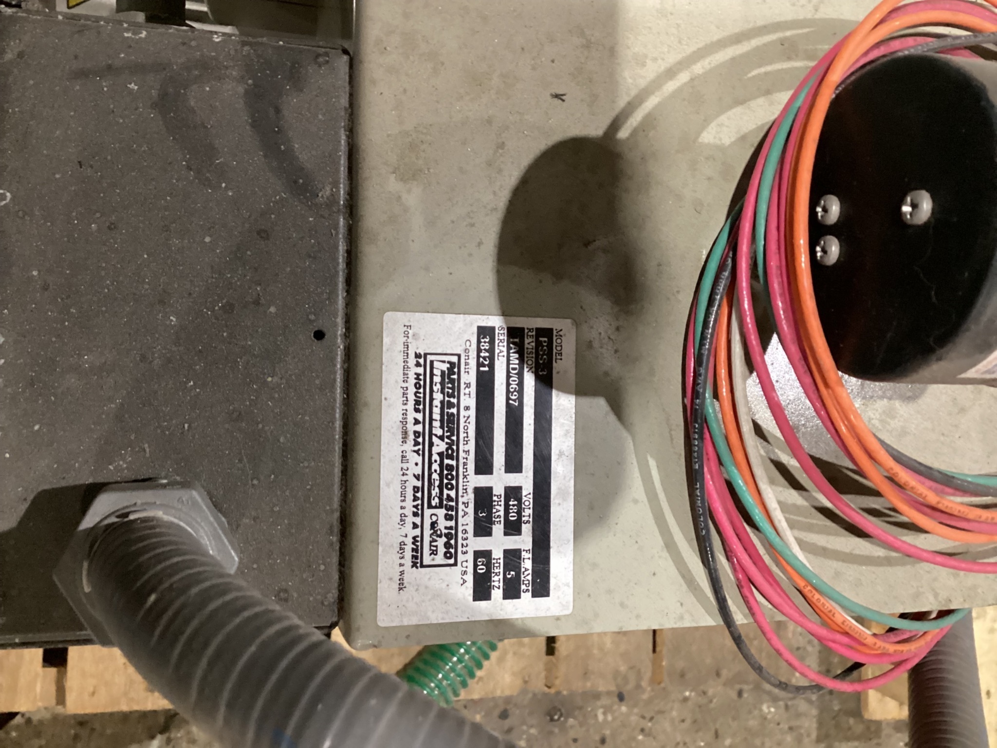 CONAIR PSS-3 VACUUM PUMP USED 9