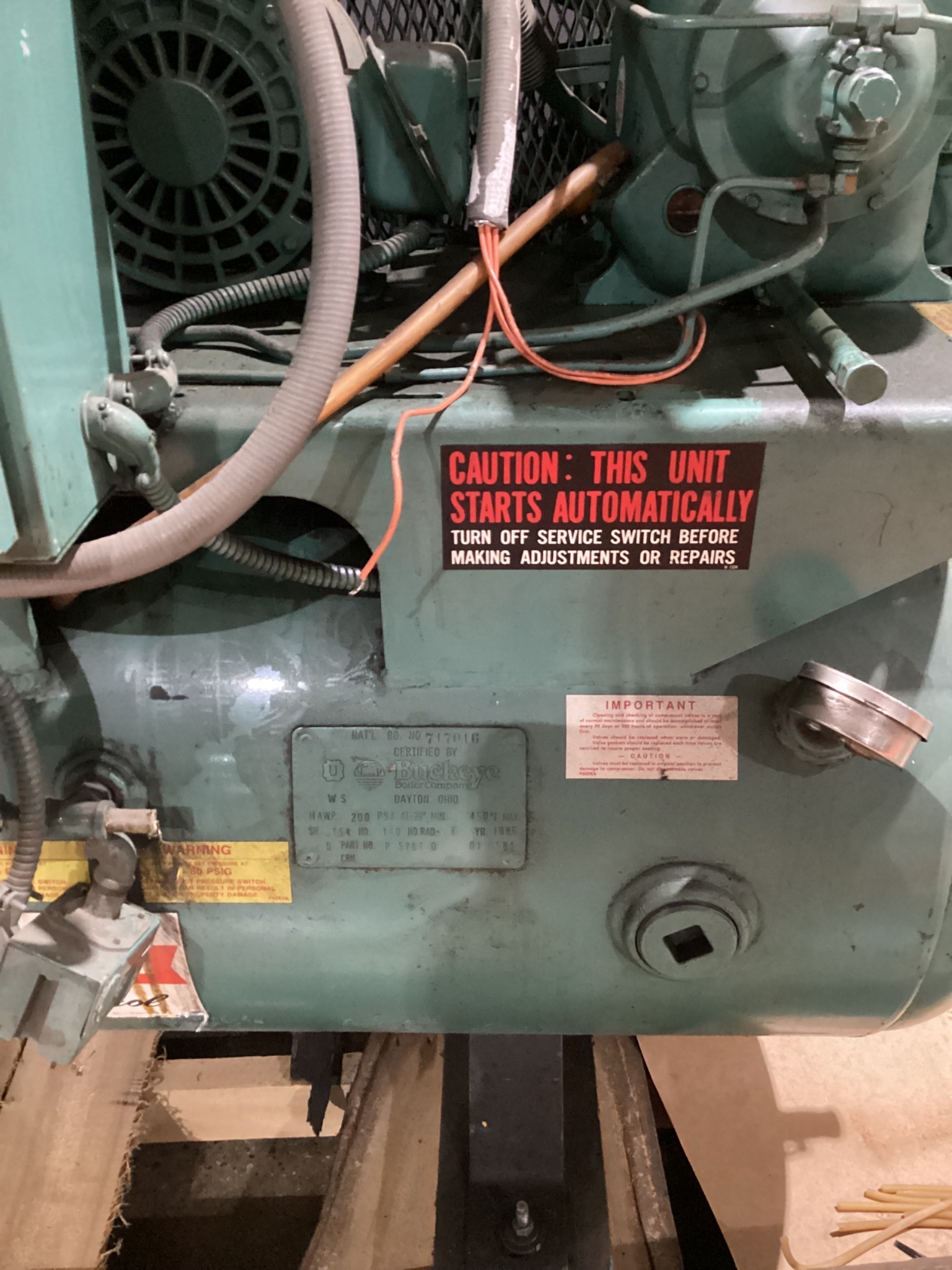 CHAMPION 8010 AIR COMPRESSOR USED 11