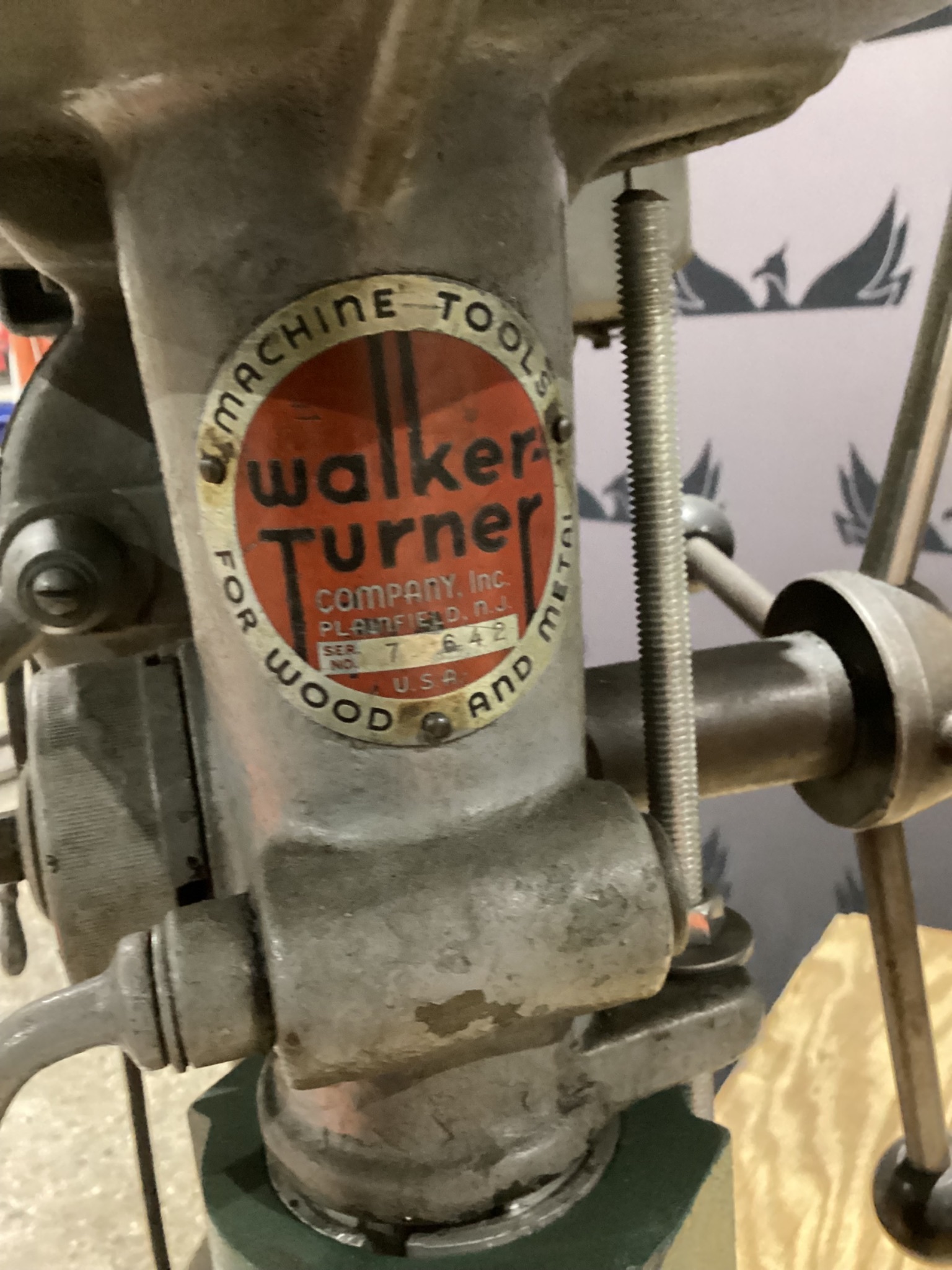WALKER TURNER 2ft Radial Arm Drill USED 12