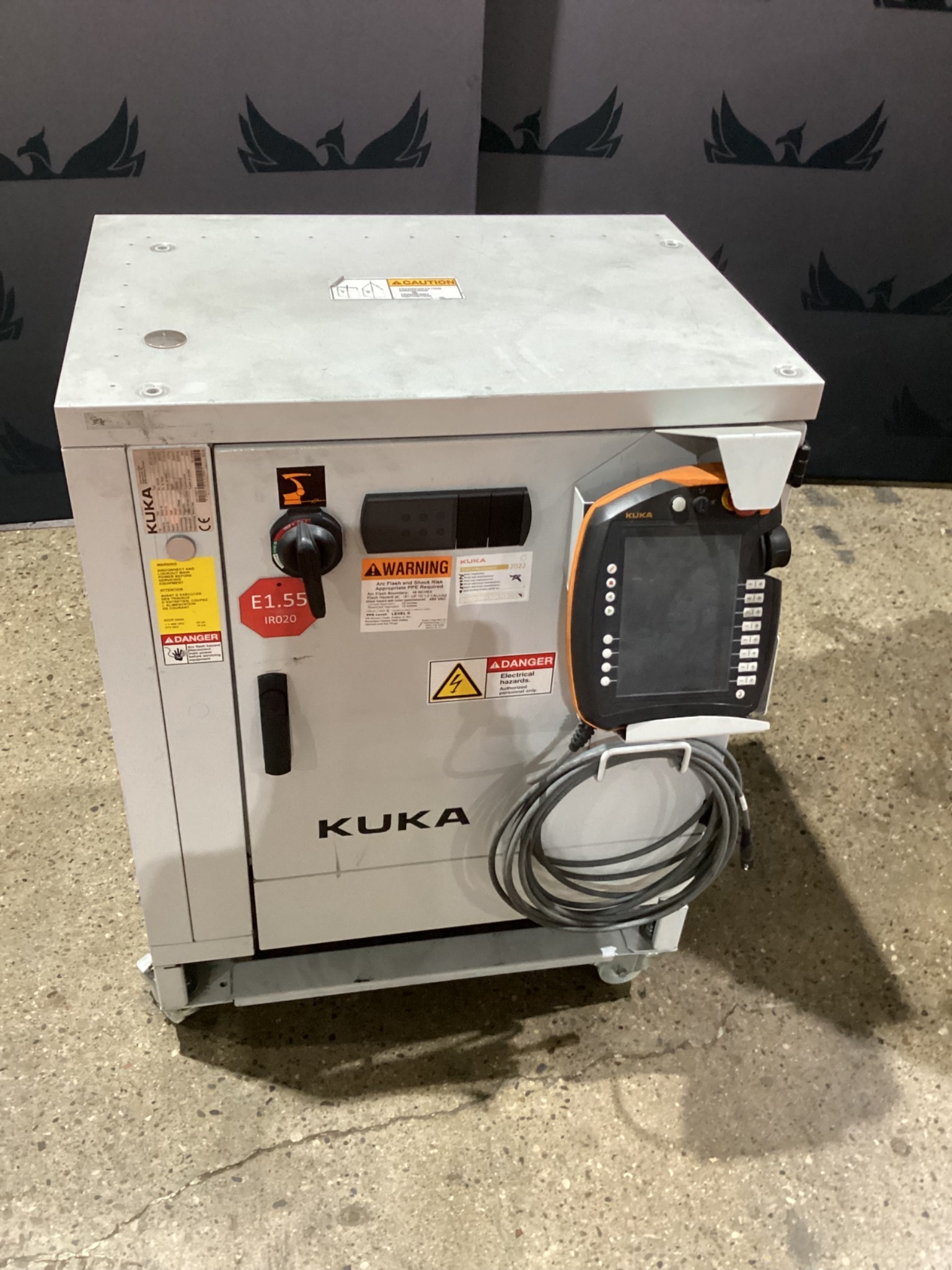 KUKA KR 120 R1800 nano Robot w/ KR C4 NA Controls, Missing Cable Set USED 12