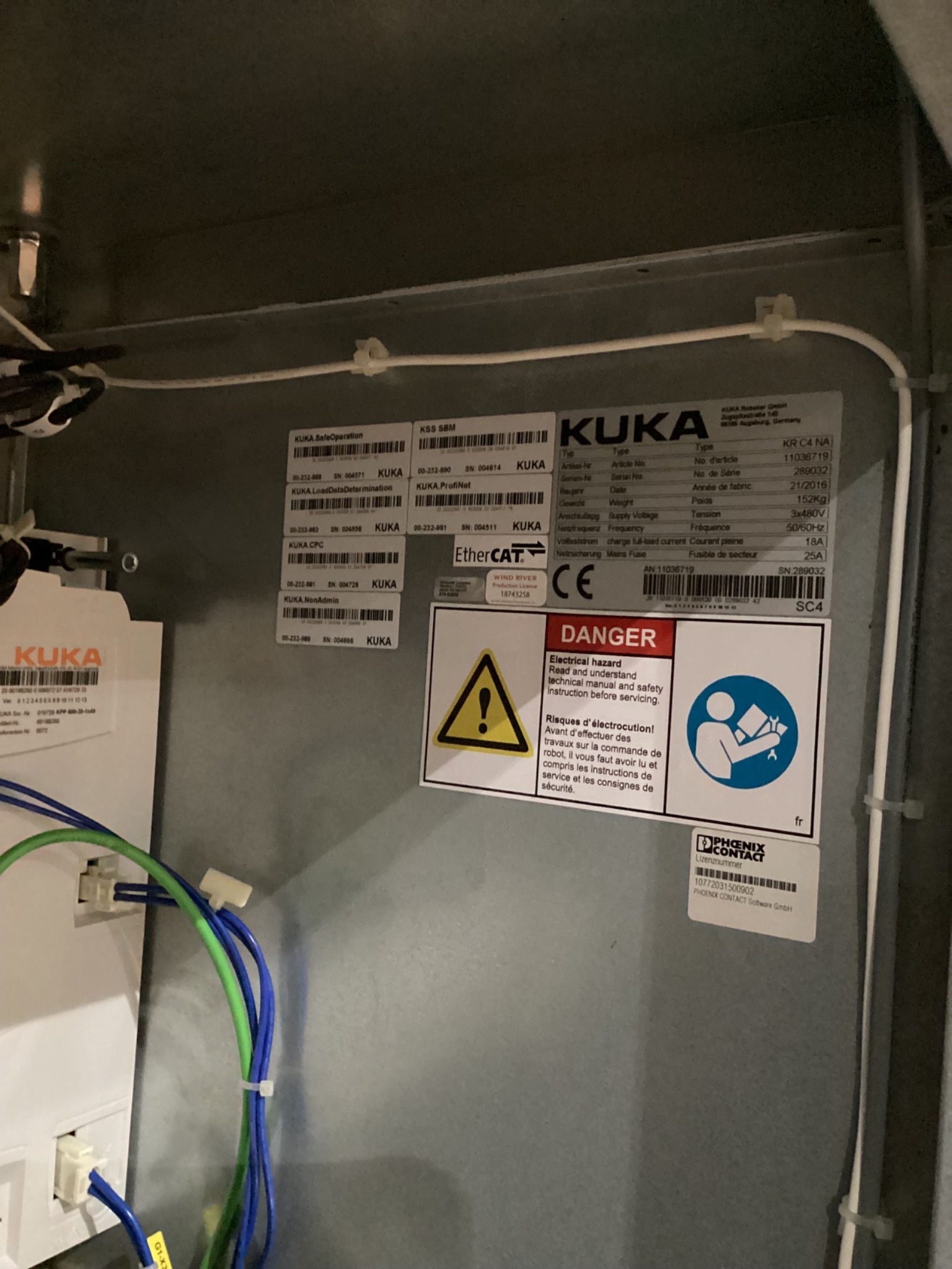 KUKA KR 120 R1800 nano Robot w/ KR C4 NA Controls, Missing Cable Set USED 20